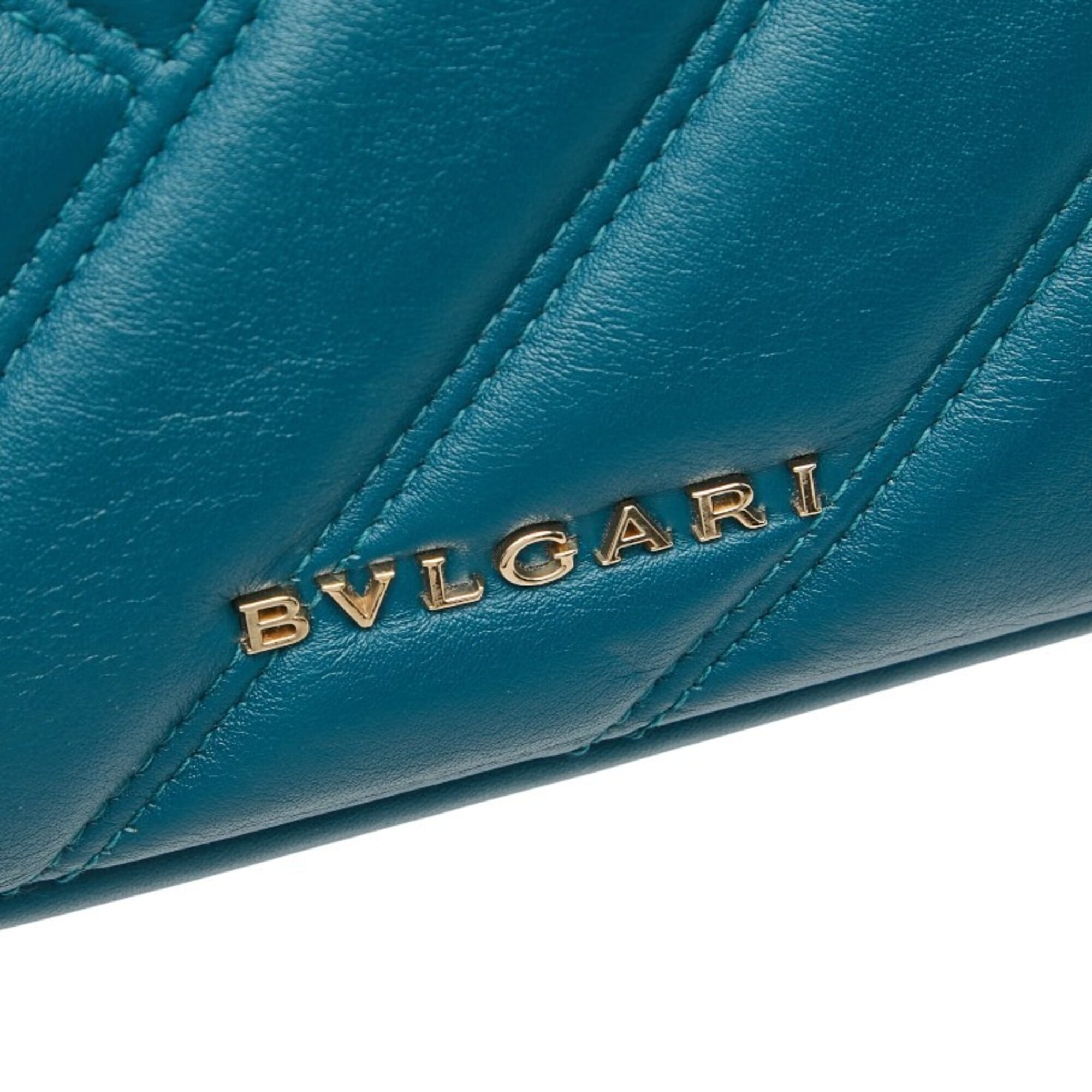 Bvlgari Green Leather Shoulder Bag (Pre-Owned)