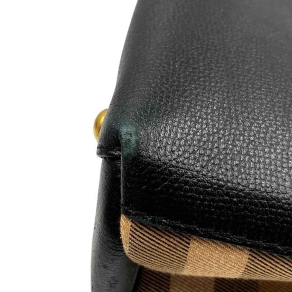 Burberry Black Leather Handbag (Pre-Owned)