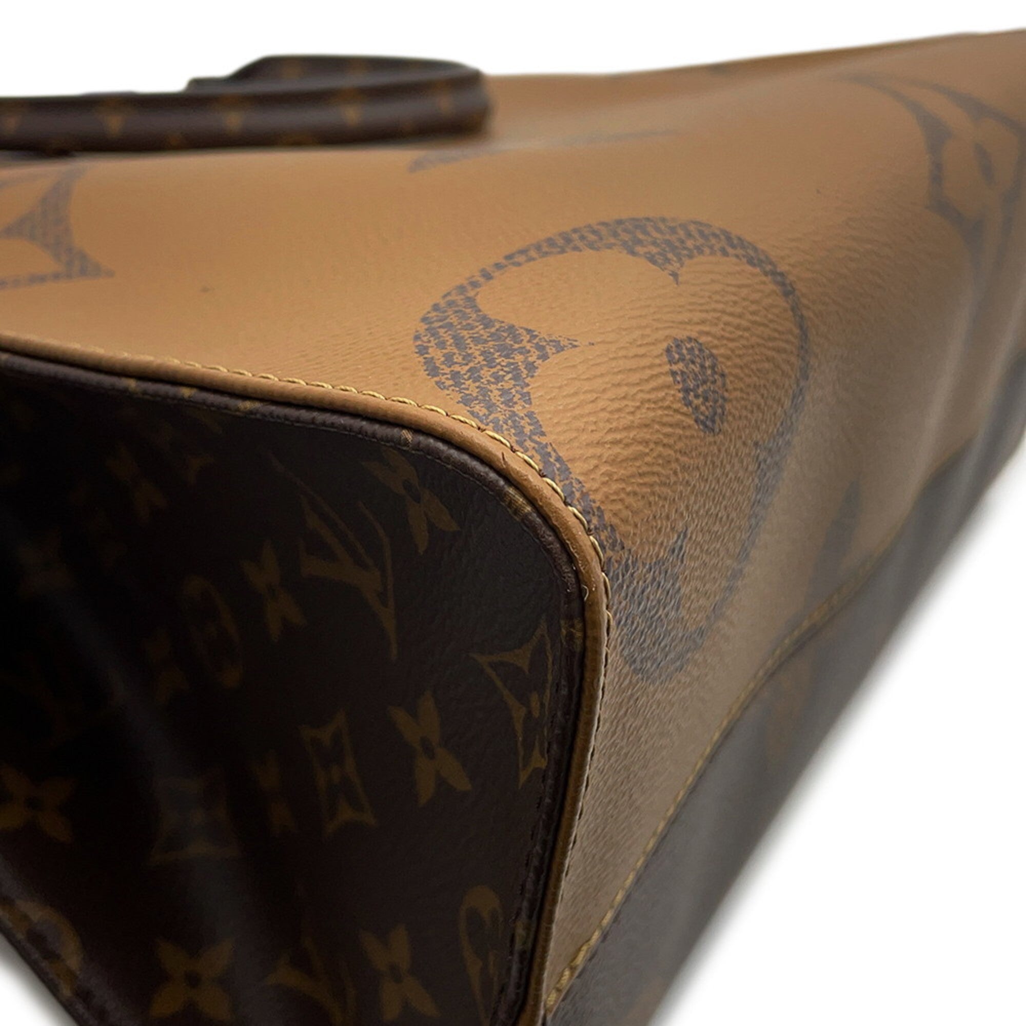 Louis Vuitton Monogram Reverse Red Color Monogram Reverse Handbag Shoulder Bag Tote Bag (Pre-Owned)