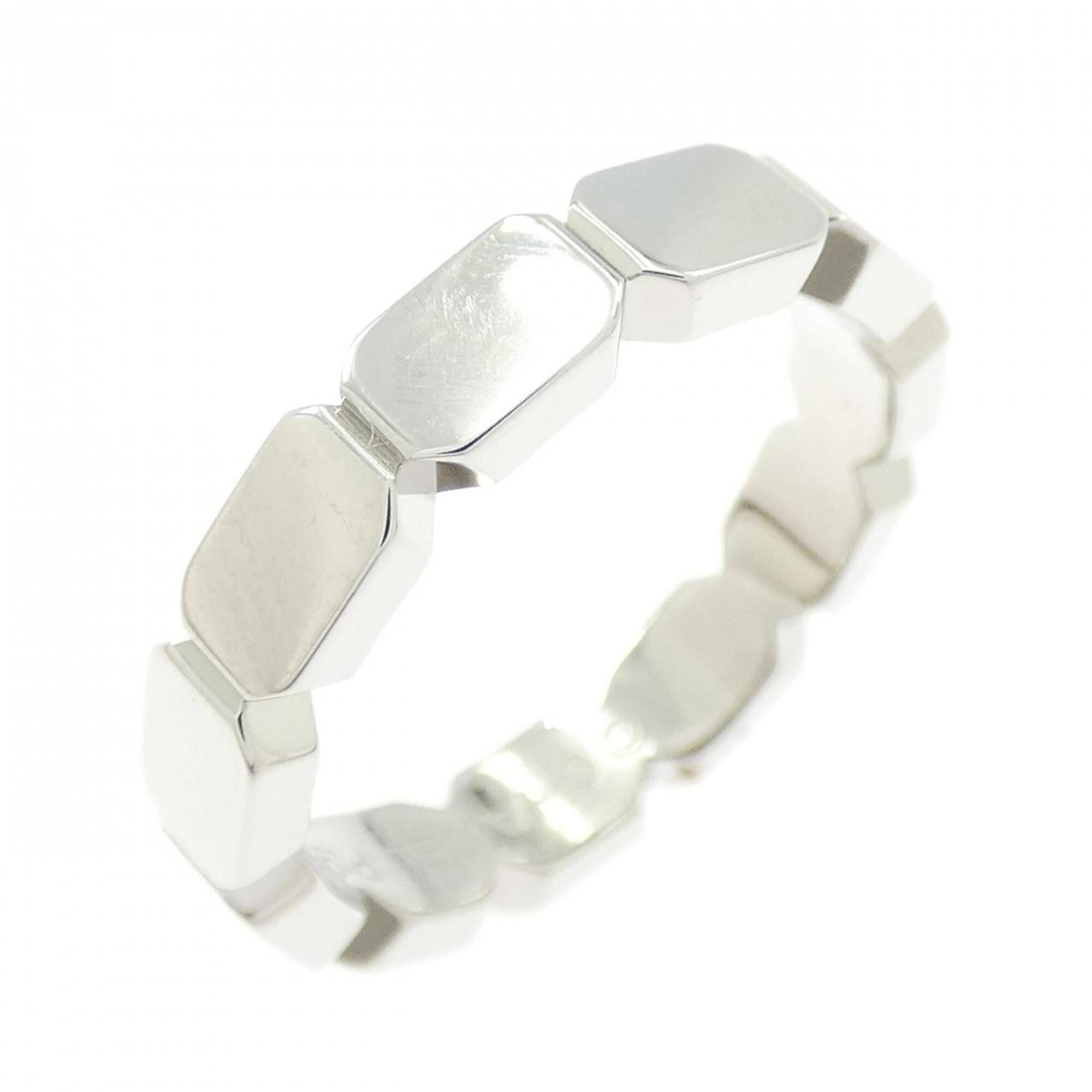 Chanel Platinum 950 Band Ring (Pre-Owned)