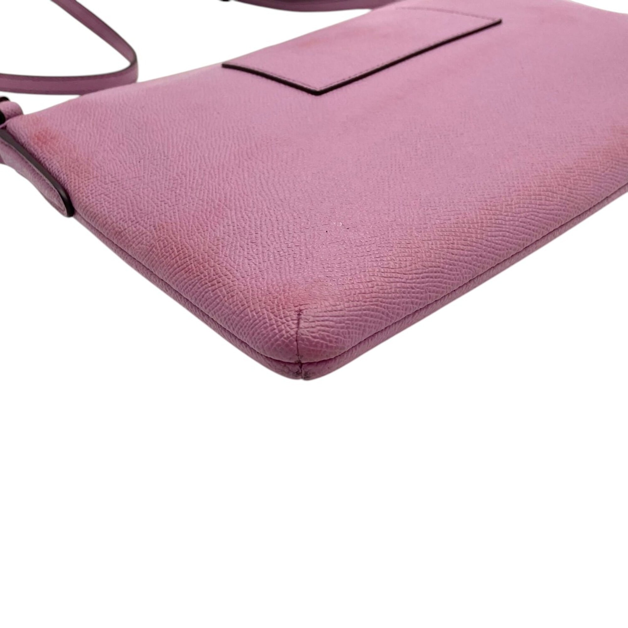 Coach Light Purple Leather Canvas Shoulder Bag (Pre-Owned)