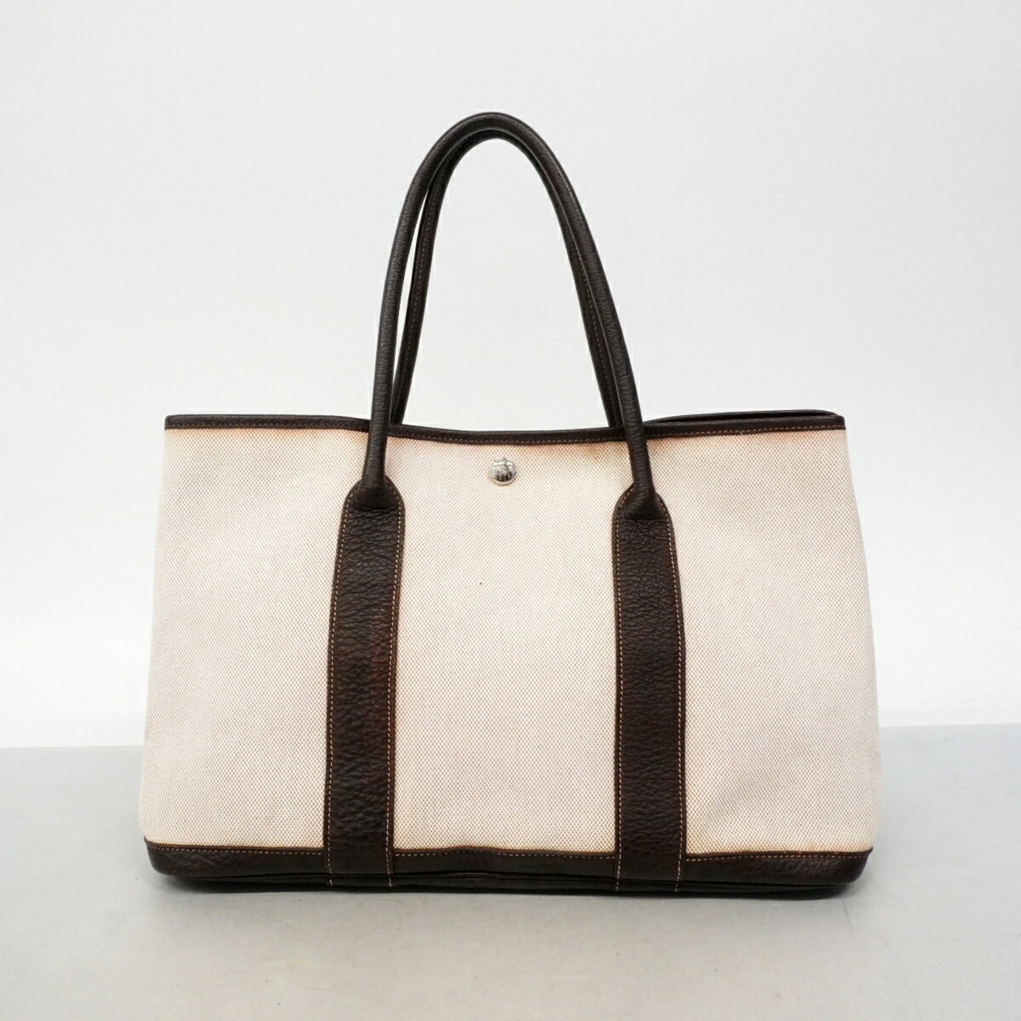 Hermes Brown Toile H Tote Bag (Pre-Owned)