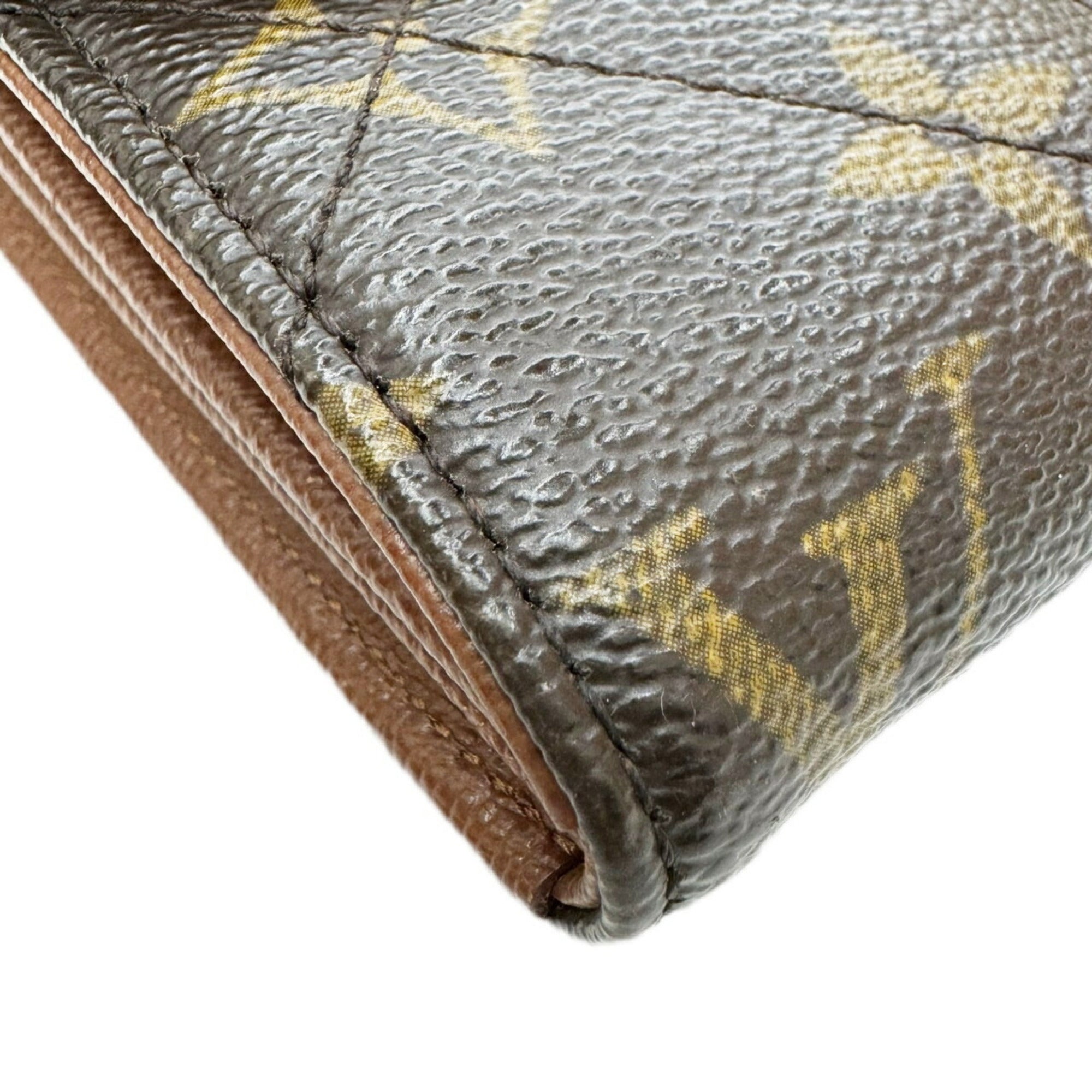 Louis Vuitton Brown Monogram Wallet (Bi-Fold) (Pre-Owned)
