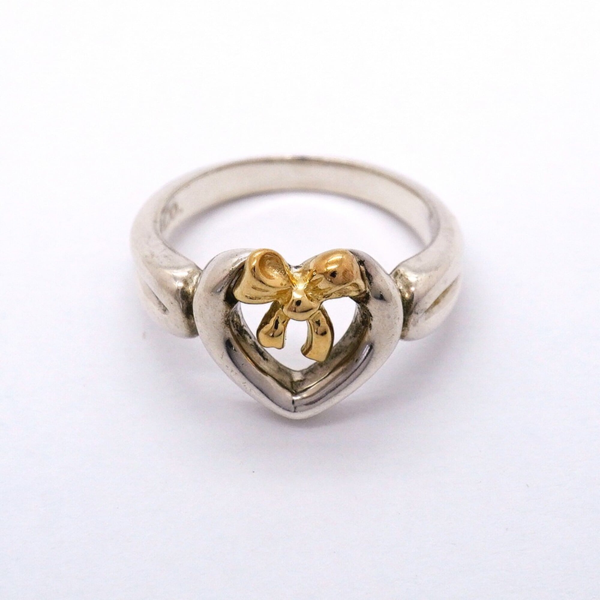 Tiffany Yellow Gold (18K) Silver 925 Band Ring (Pre-Owned)