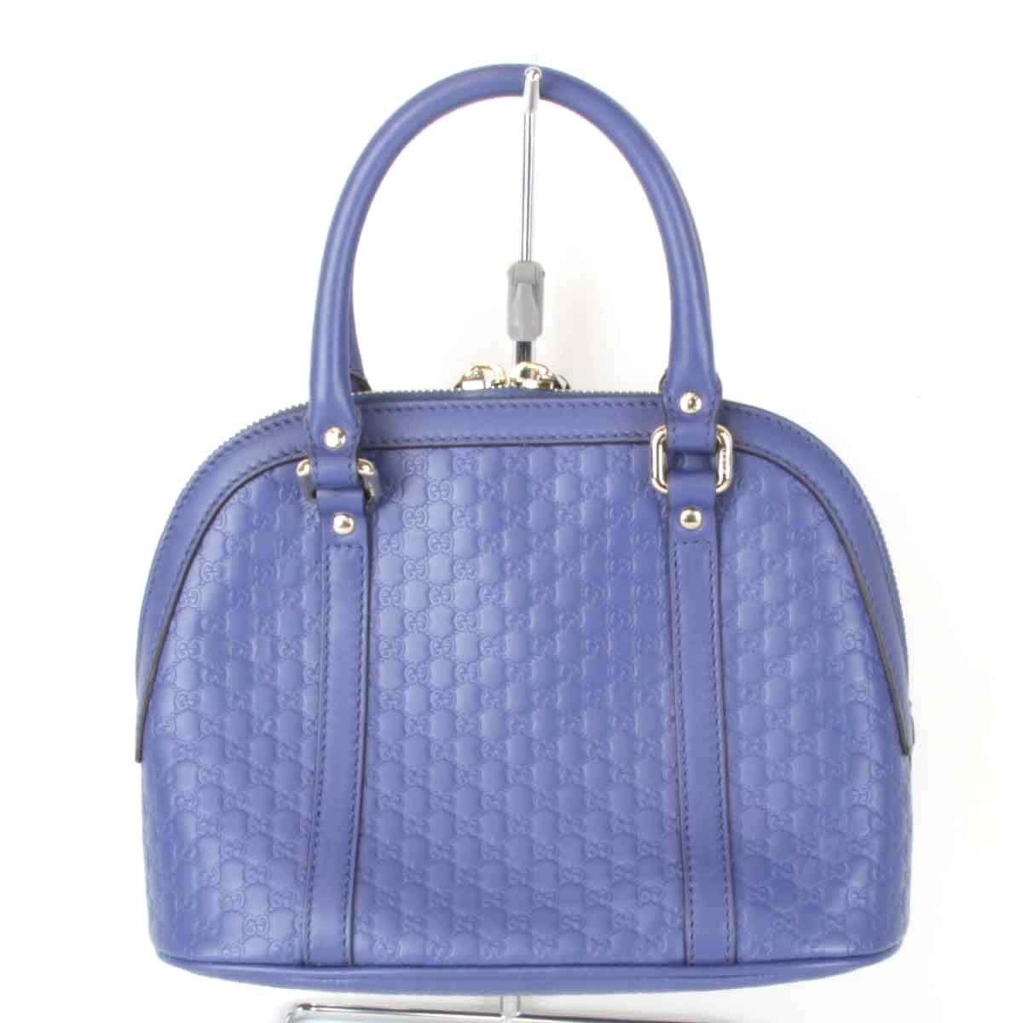Gucci Blue Leather Handbag (Pre-Owned)