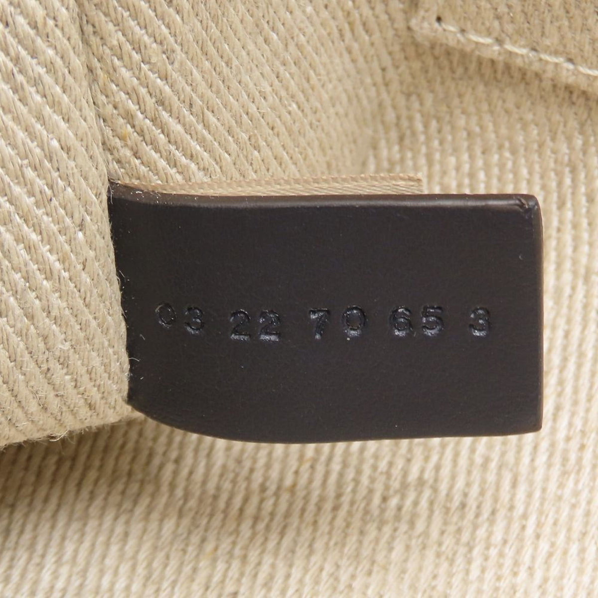 Chloé Blue White Linen Leather Handbag (Pre-Owned)