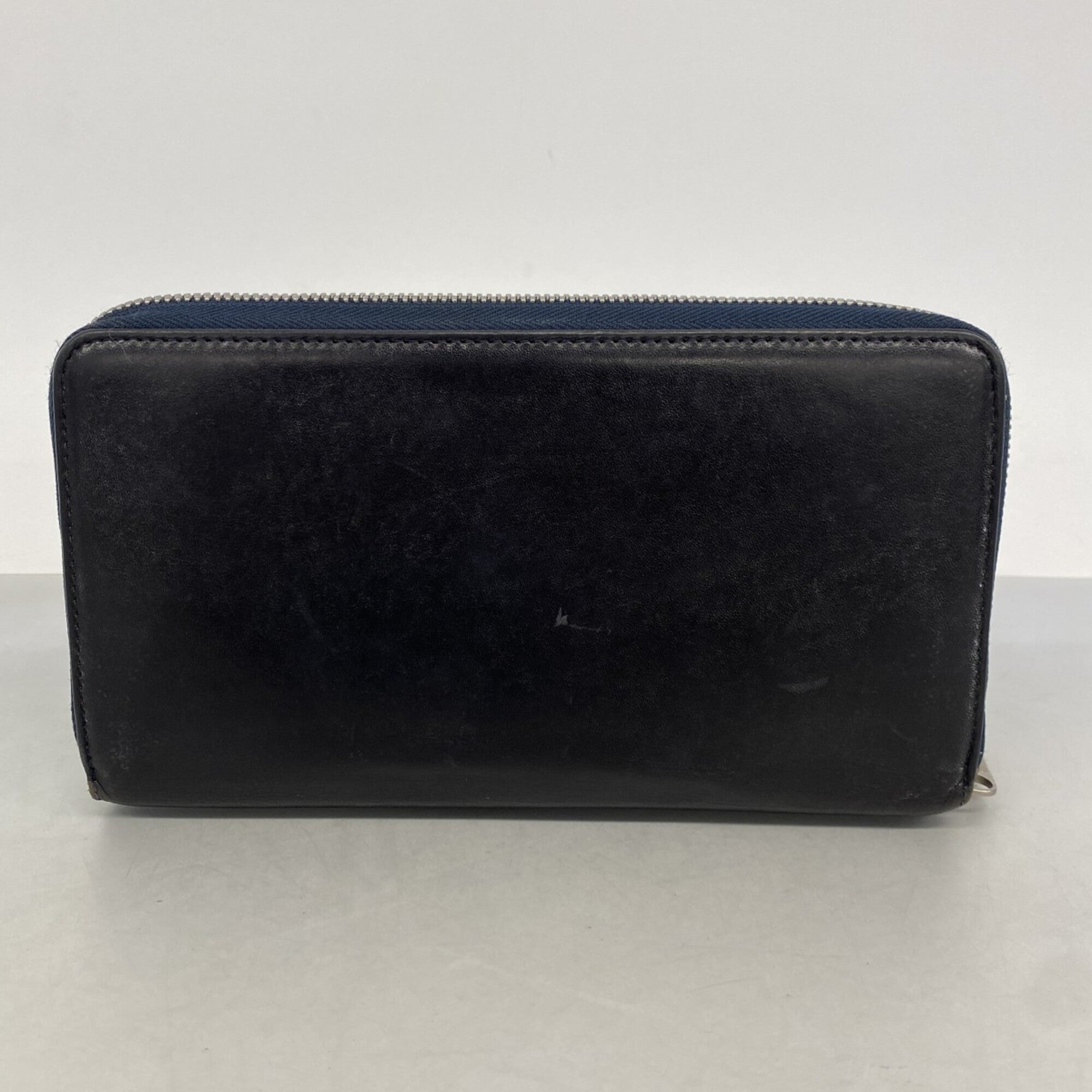 Louis Vuitton Navy Long Wallet (Bi-Fold) (Pre-Owned)
