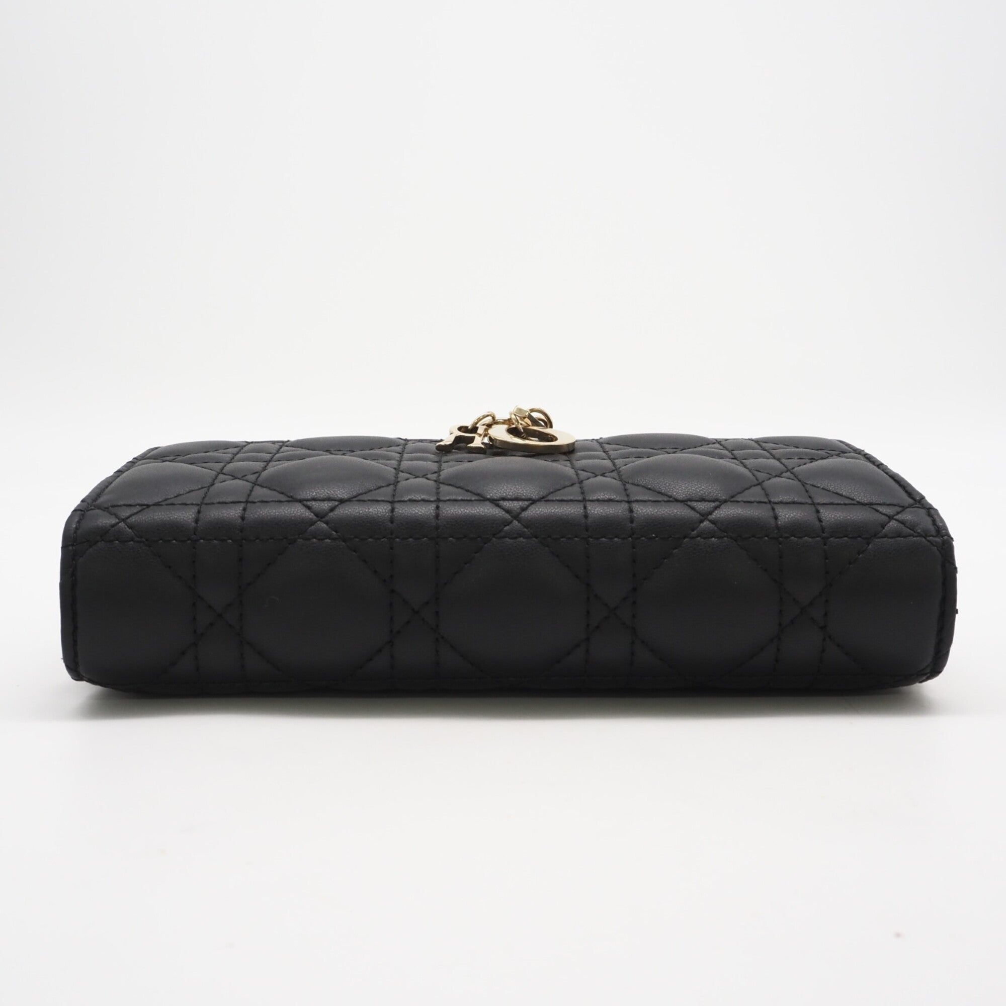 Christian Dior Black Leather Shoulder Bag (Pre-Owned)