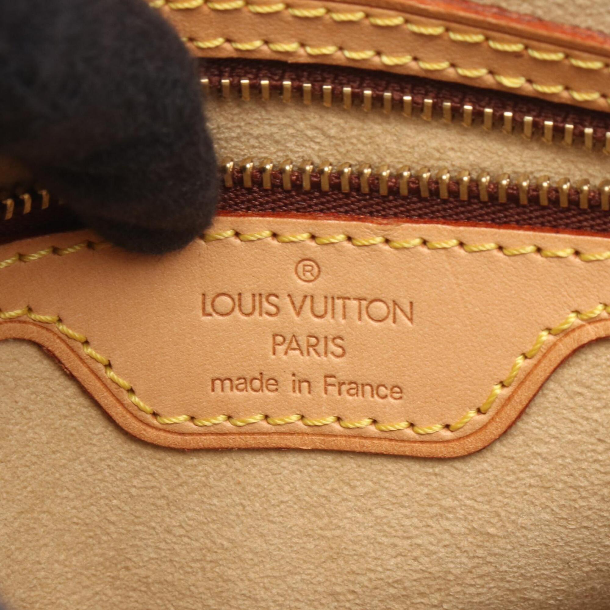 Louis Vuitton Brown Monogram Monogram Leather Handbag Shoulder Bag (Pre-Owned)