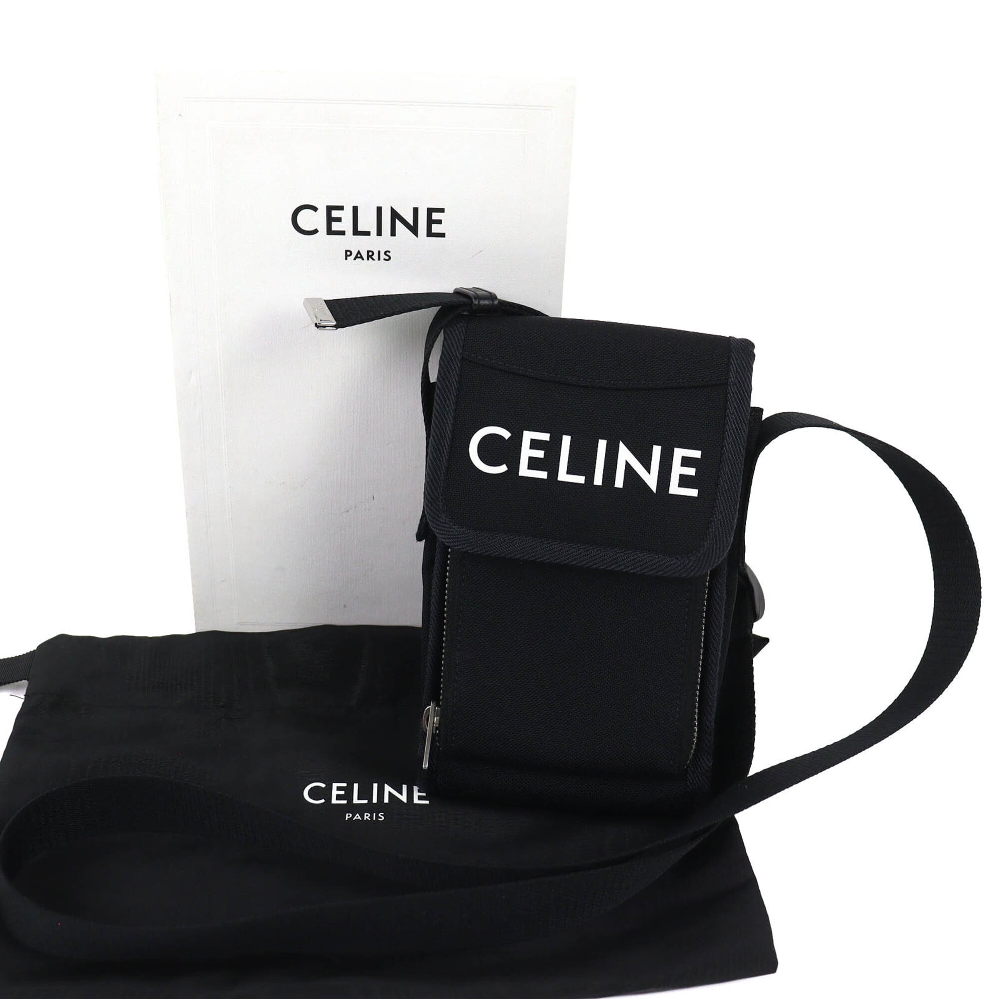 Celine Black Pouch Shoulder Bag (Pre-Owned)