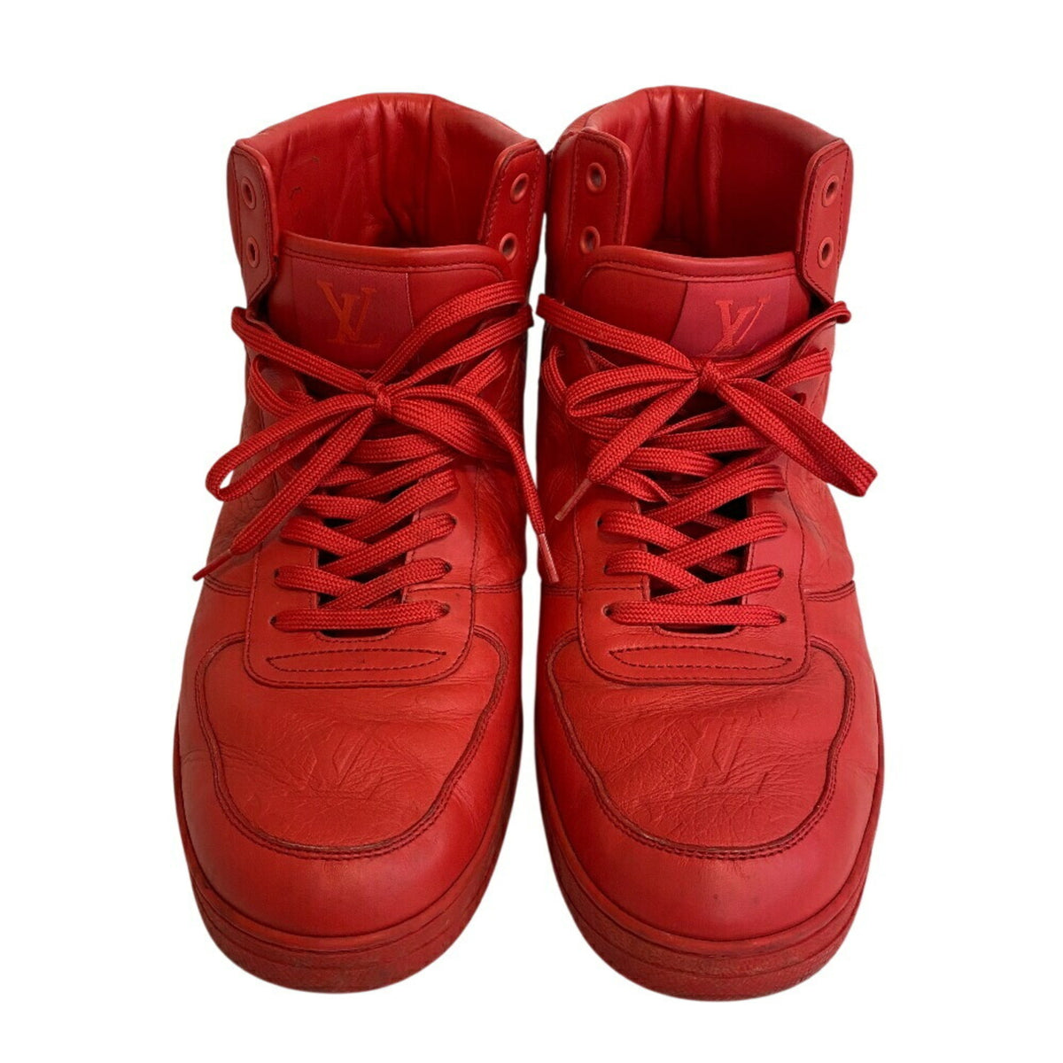 Louis Vuitton Red Color Sneakers (Pre-Owned)