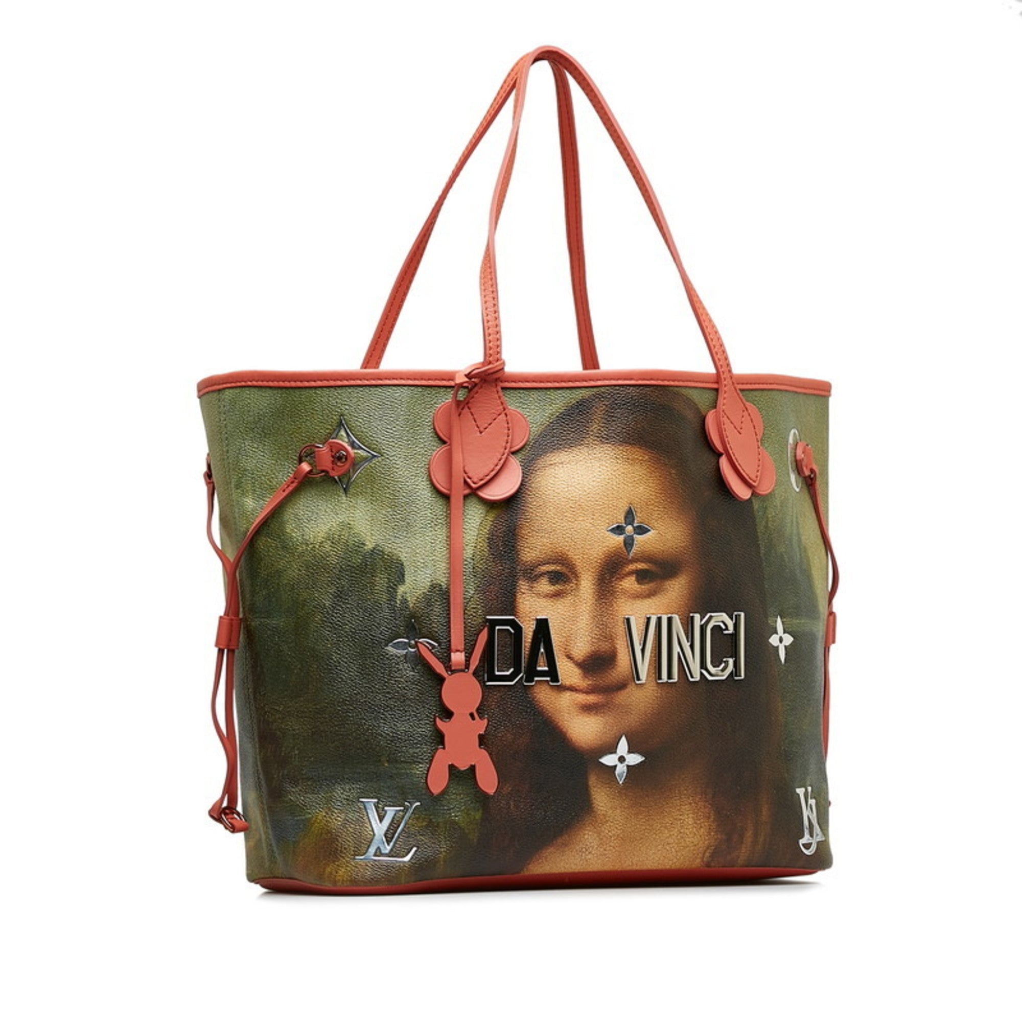 Louis Vuitton Masters Collection Multi-Color Pink Poppy Petal Pvc Leather Tote Bag (Pre-Owned)