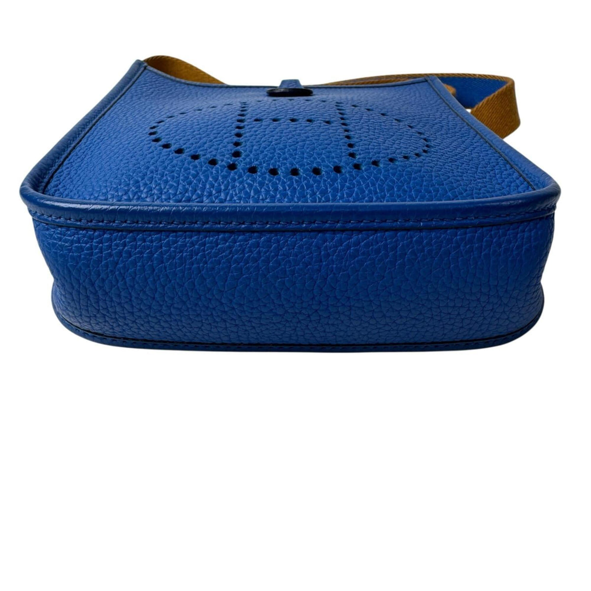 Hermes Blue Taurillon Clemence Leather Shoulder Bag (Pre-Owned)