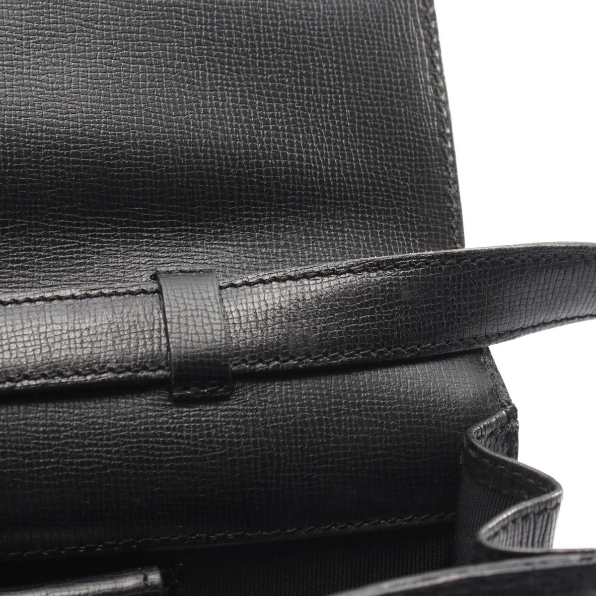 Christian Dior Black Leather Handbag Shoulder Bag (Pre-Owned)