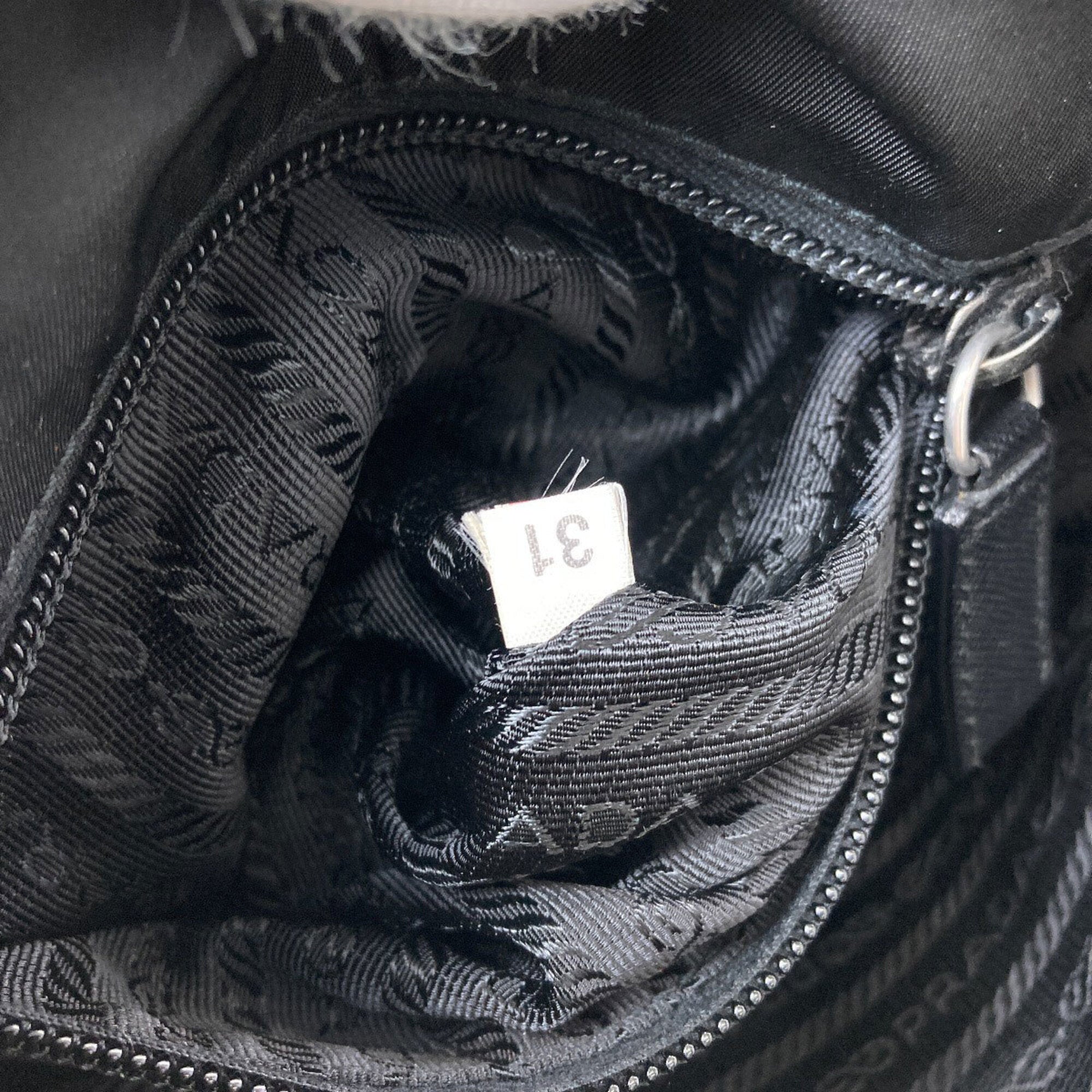 Prada Black Nylon Shoulder Bag (Pre-Owned)