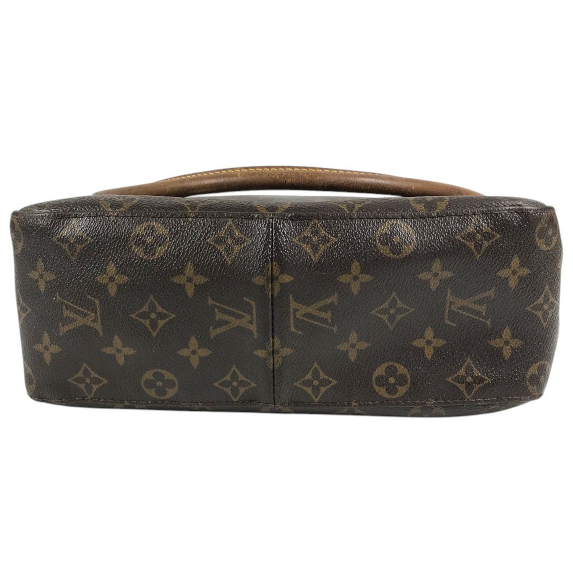 Louis Vuitton Brown Monogram Canvas Handbag Shoulder Bag (Pre-Owned)