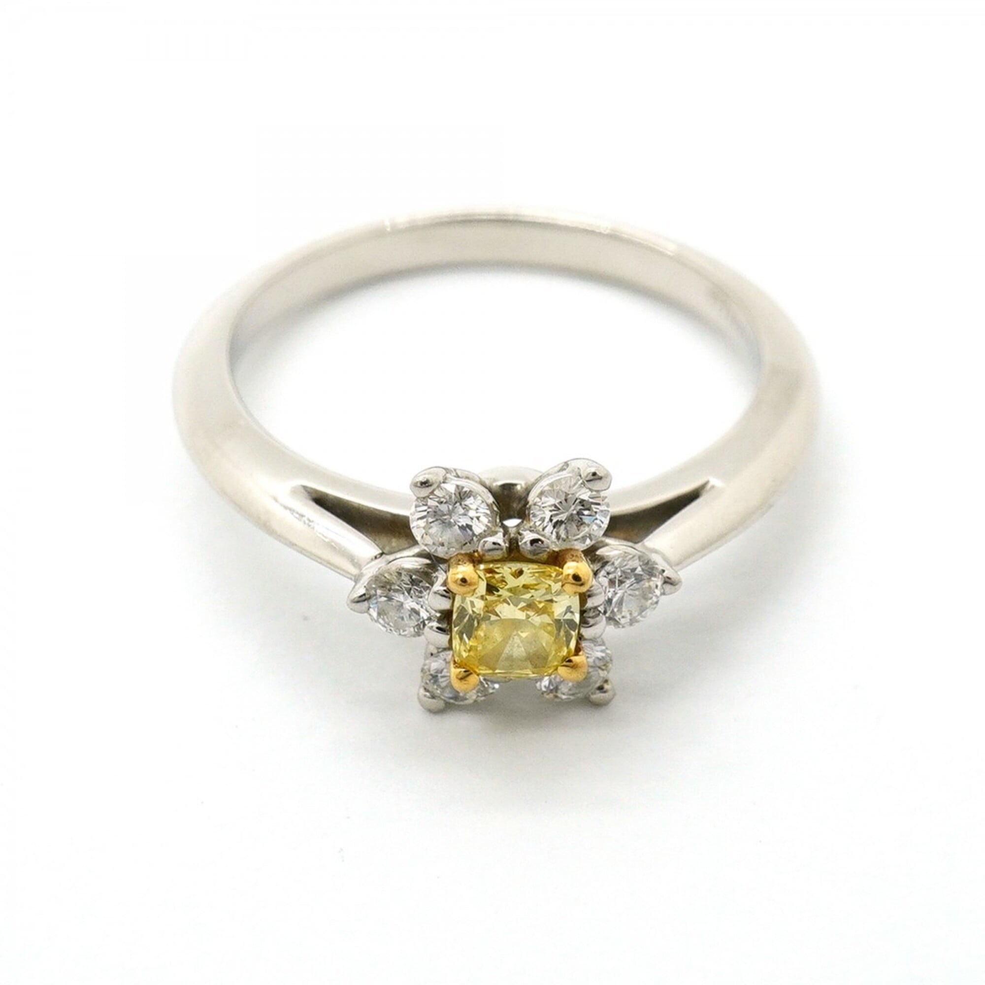 Tiffany Yellow Gold (18K) Platinum 950 Band Ring (Pre-Owned)