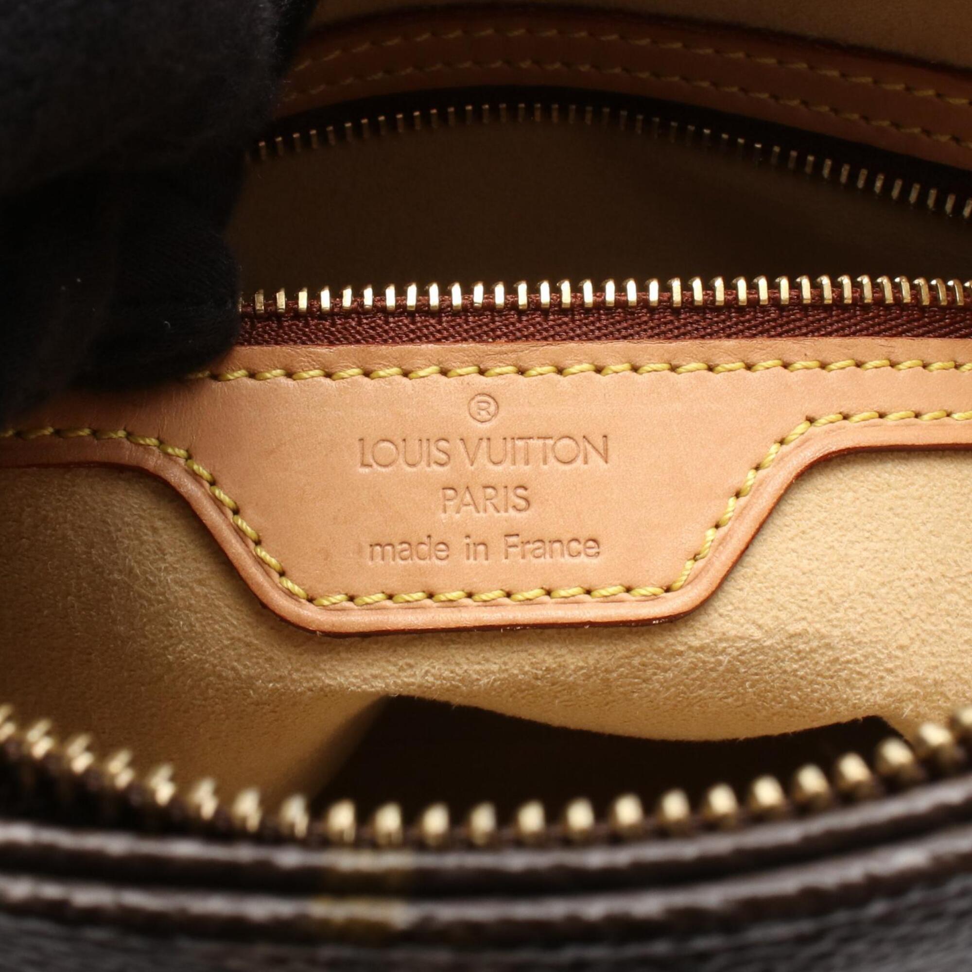 Louis Vuitton Brown Coated Canvas Monogram Pvc Leather Handbag Shoulder Bag (Pre-Owned)