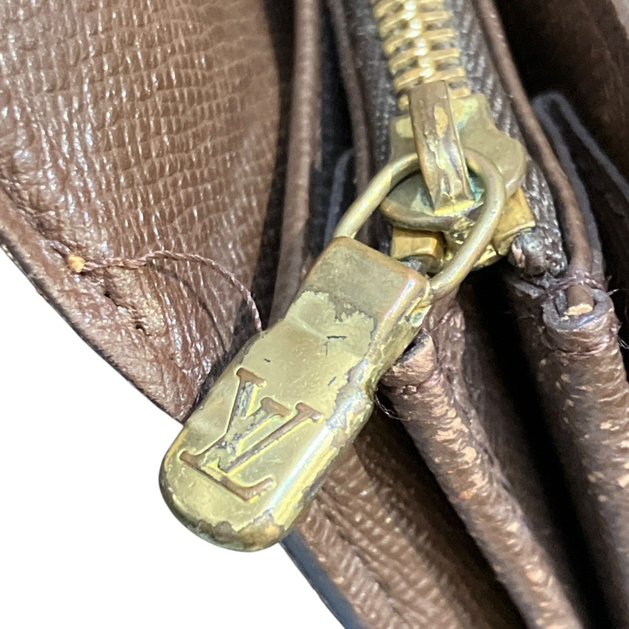 Louis Vuitton Damier Damier Canvas Ebene Long Wallet (Bi-Fold) (Pre-Owned)