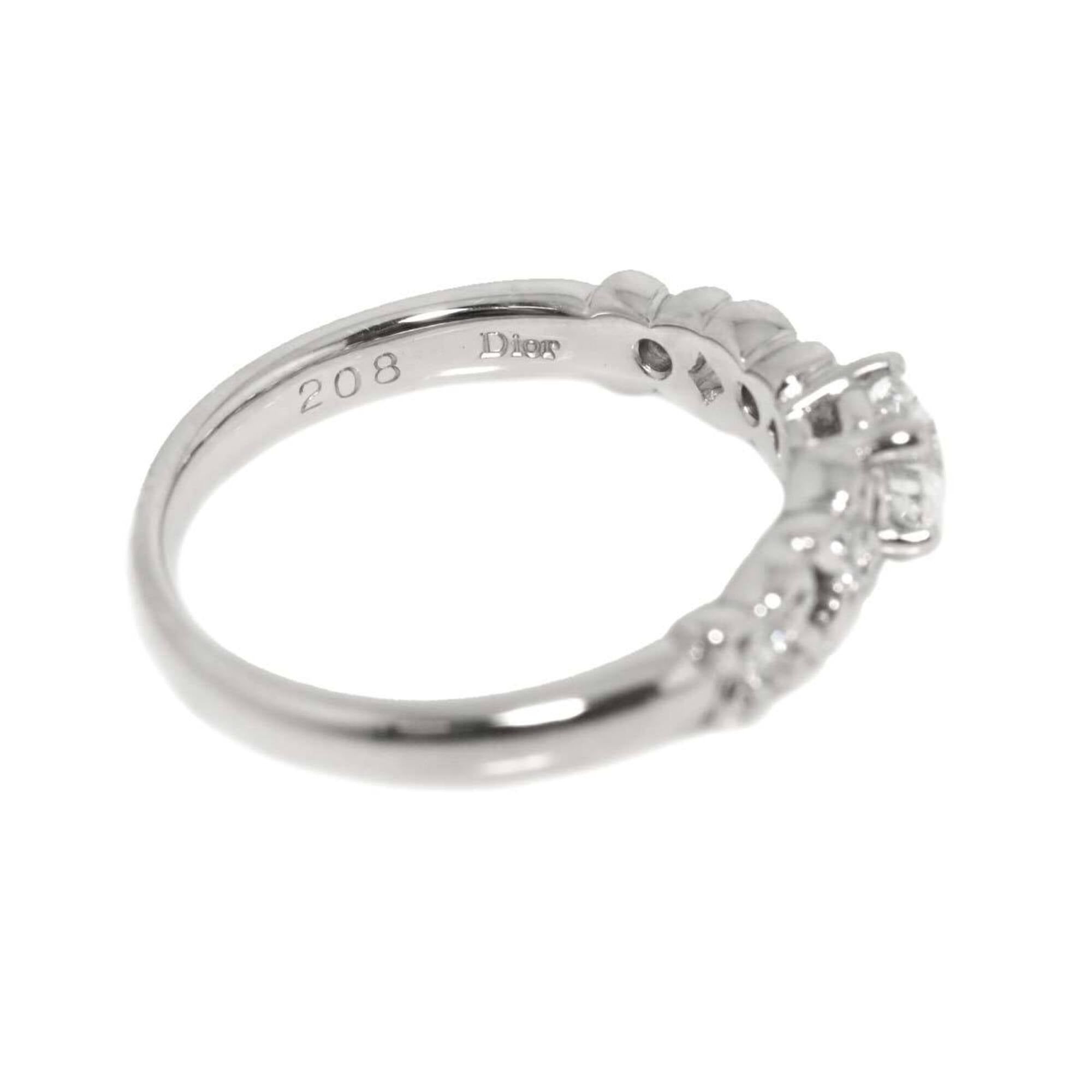 Christian Dior Platinum 950 Band Ring (Pre-Owned)