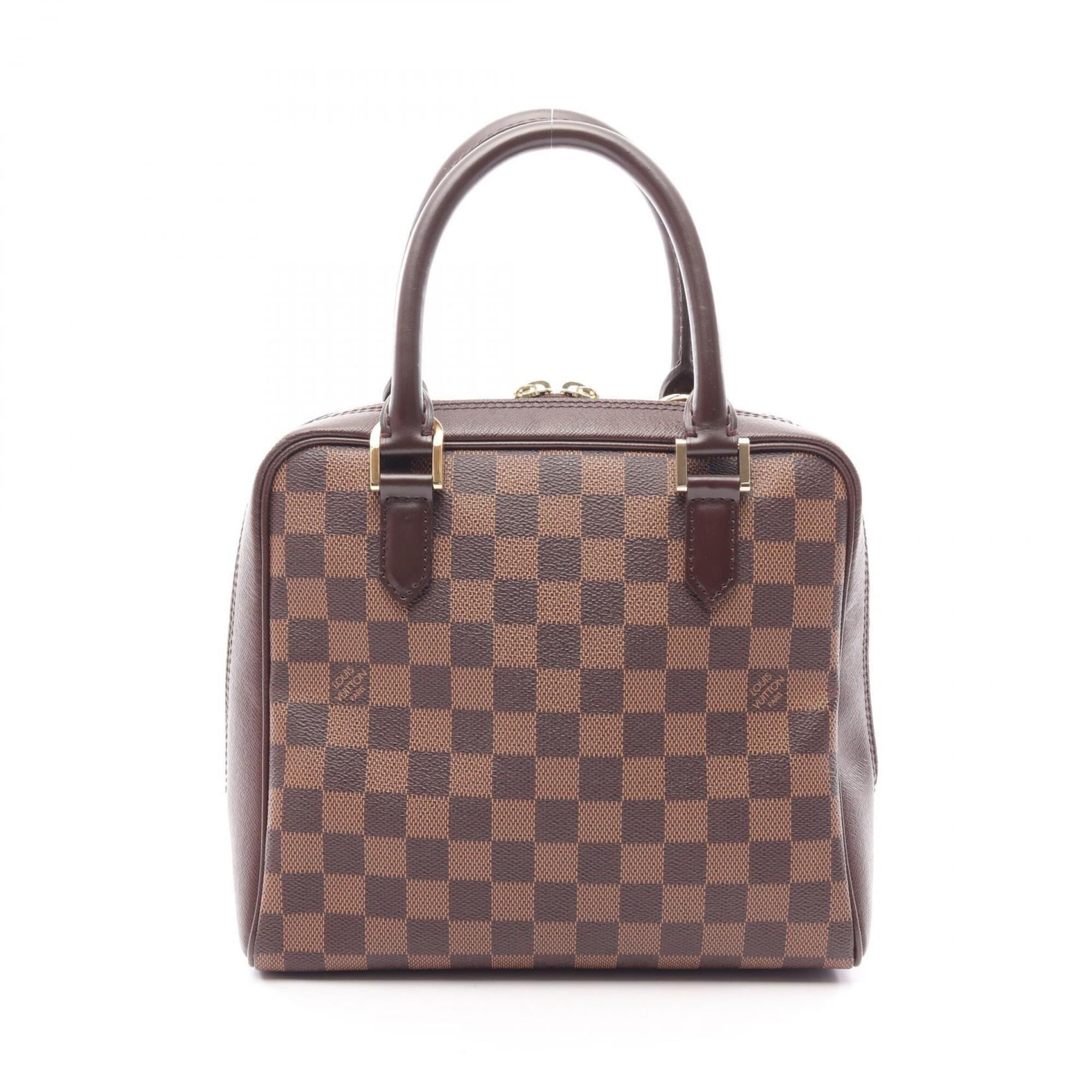 Louis Vuitton Damier Brown Coated Canvas Leather Handbag (Pre-Owned)