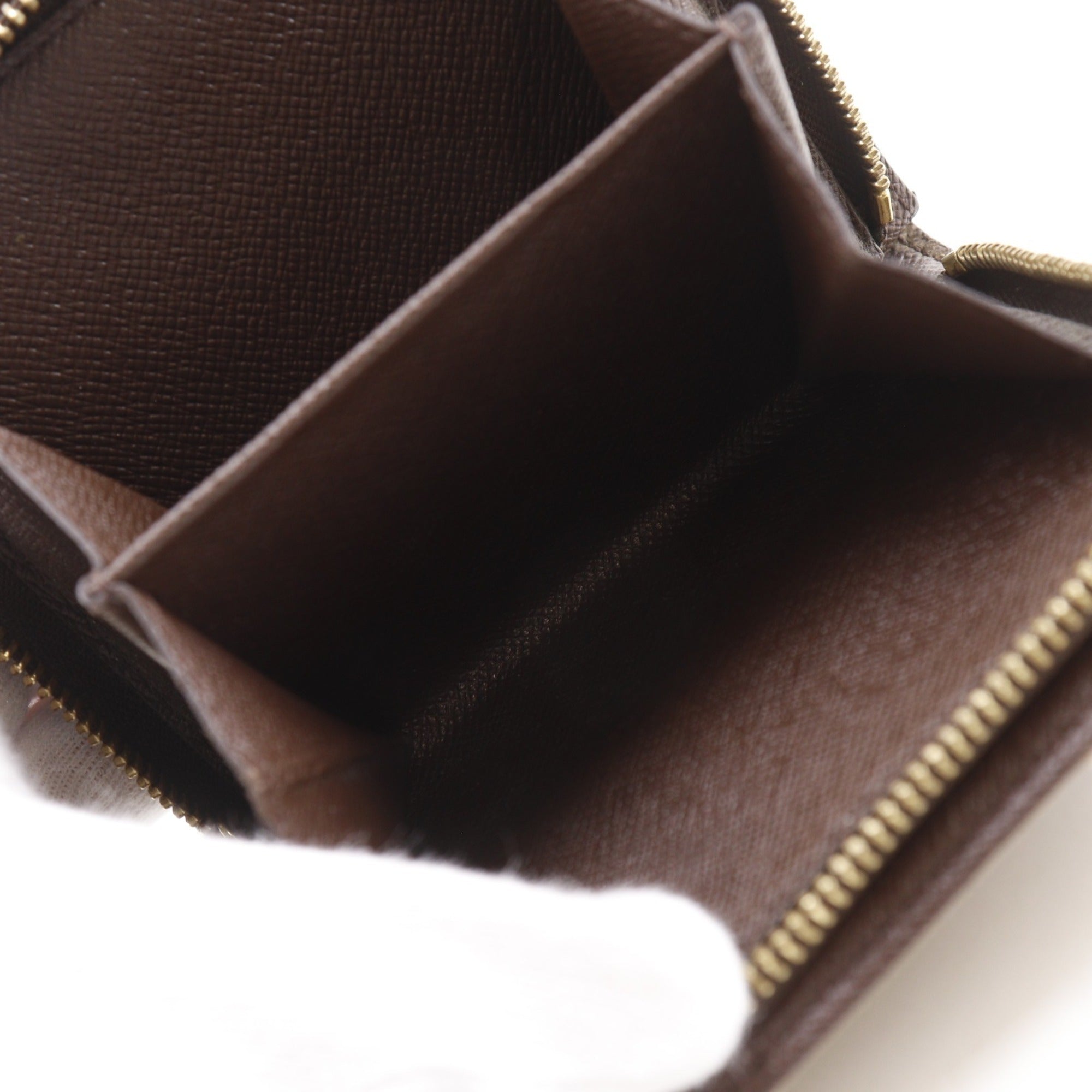 Louis Vuitton Brown Damier Canvas Wallet (Bi-Fold) (Pre-Owned)
