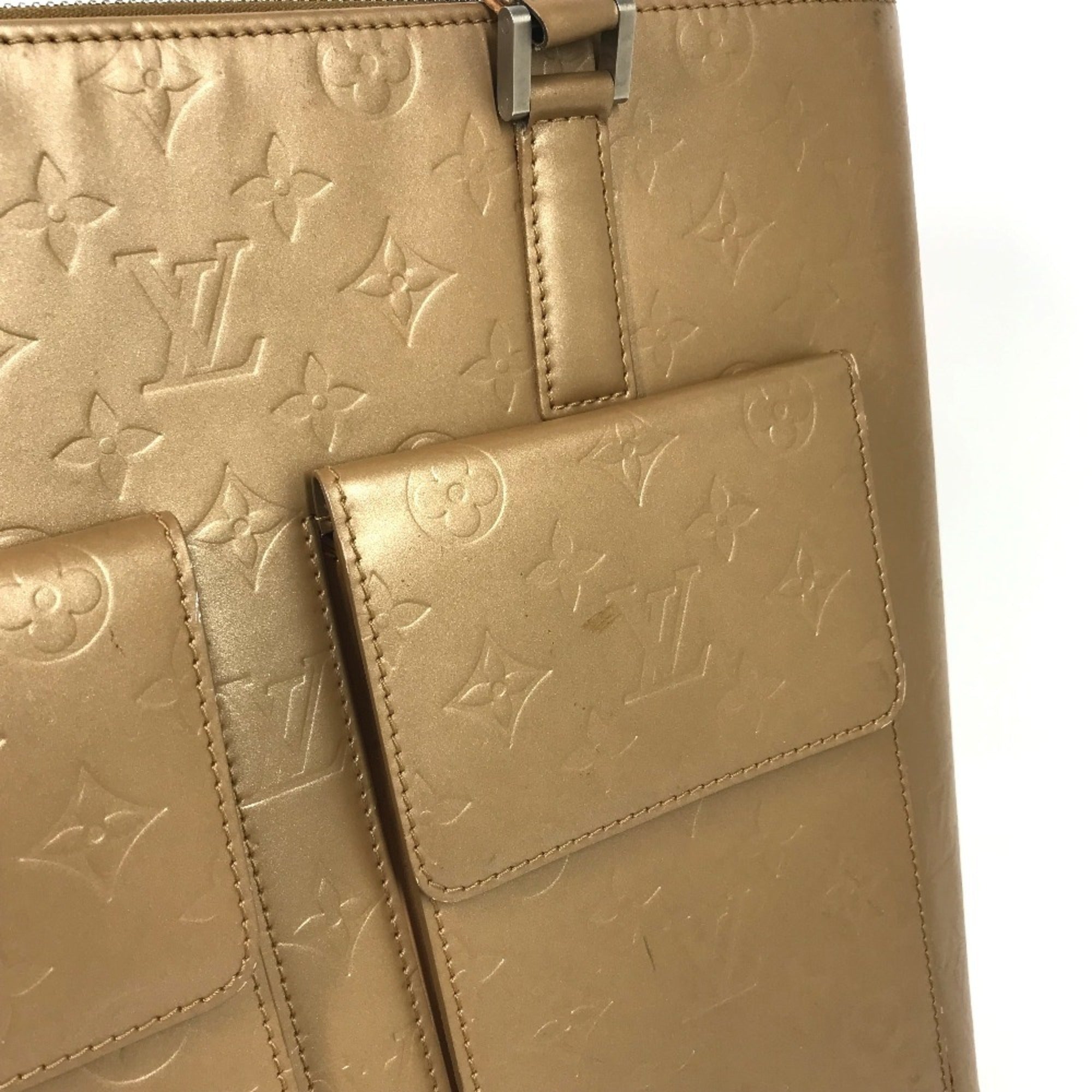 Louis Vuitton Monogram Mat Beige Monogram Mat Tote Bag (Pre-Owned)