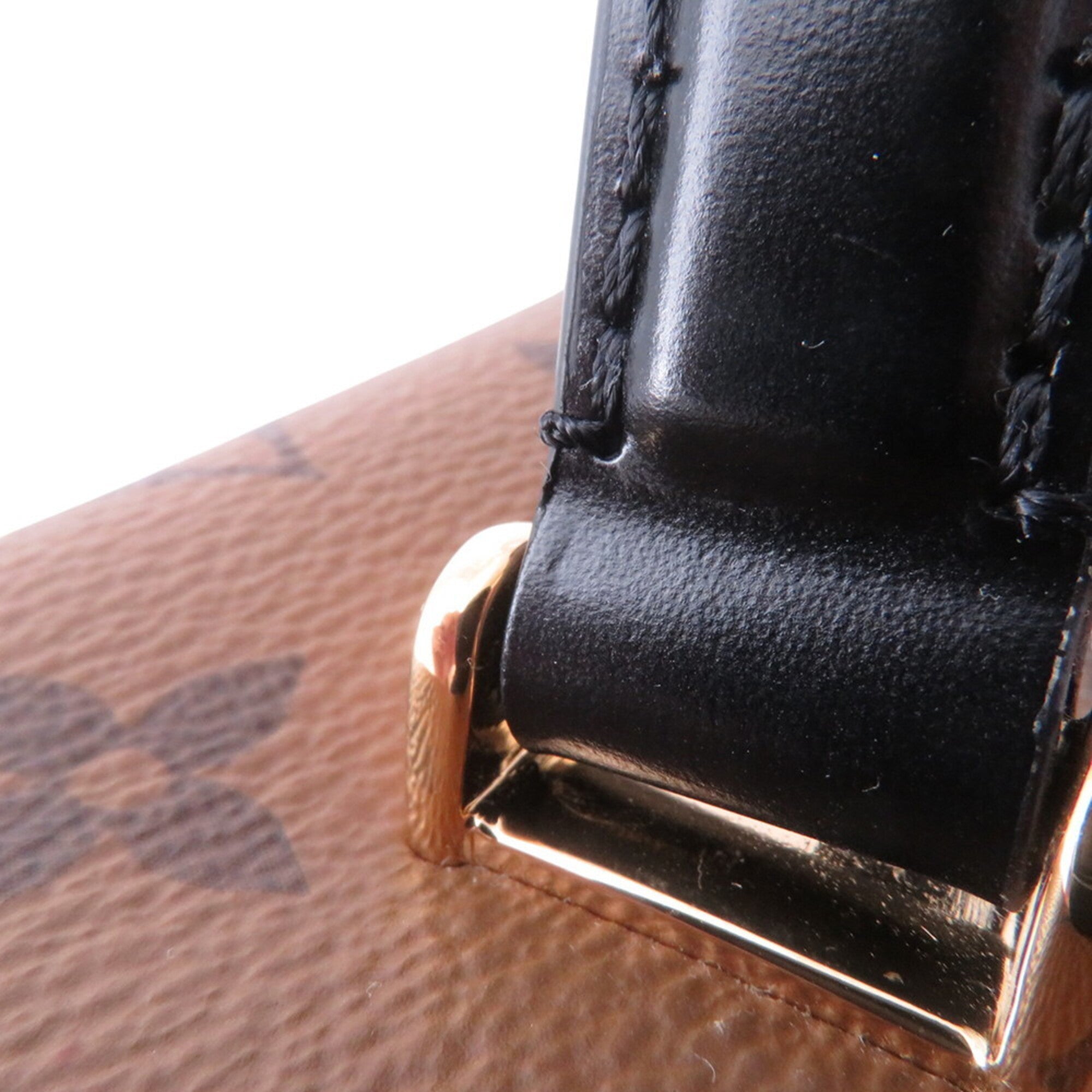 Louis Vuitton Monogram Reverse Noir Monogram Reverse Monogram Handbag Shoulder Bag (Pre-Owned)