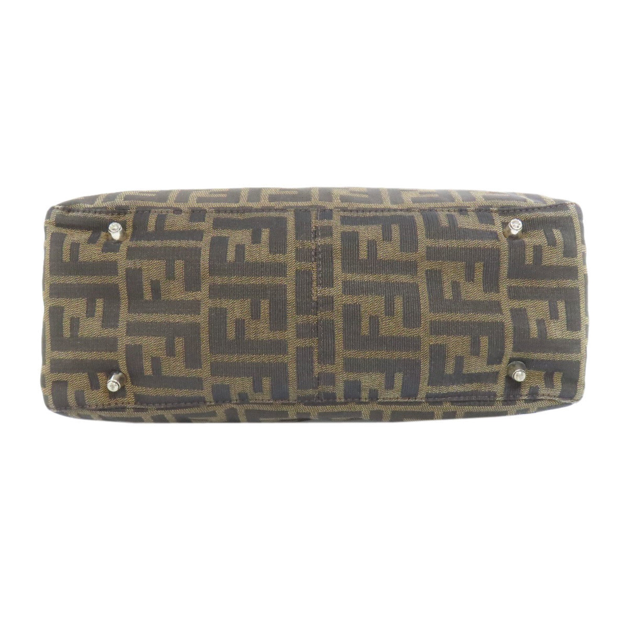 Fendi Brown Canvas Tote Bag (Pre-Owned)