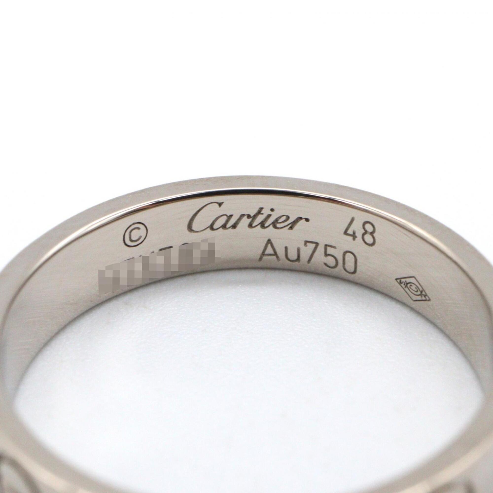 Cartier Silver White Gold (18K) Band Ring (Pre-Owned)