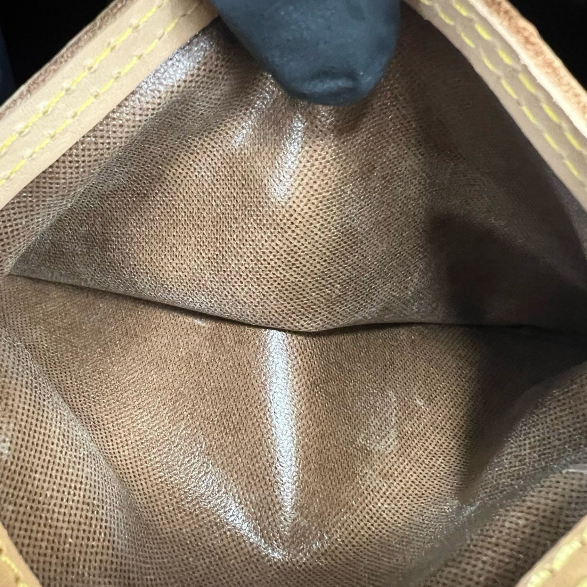 Louis Vuitton Brown Leather Pvc Boston Bag Handbag (Pre-Owned)
