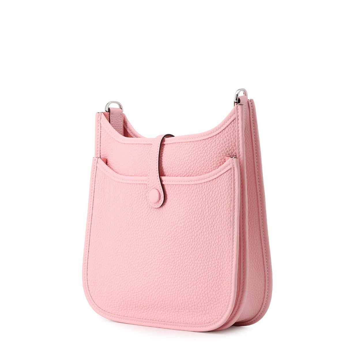 Hermes Rose Sakura Taurillon Clemence Leather Shoulder Bag (Pre-Owned)