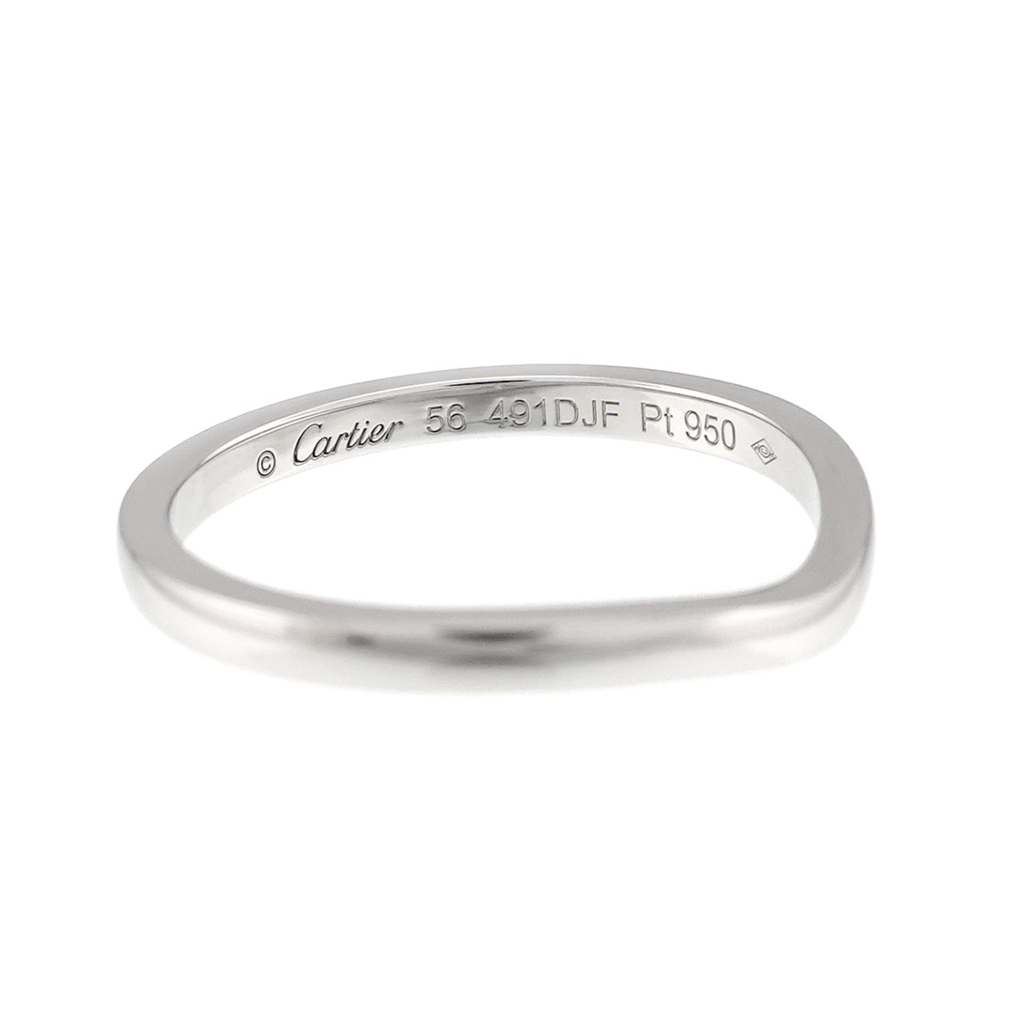 Cartier Platinum 950 Band Ring (Pre-Owned)