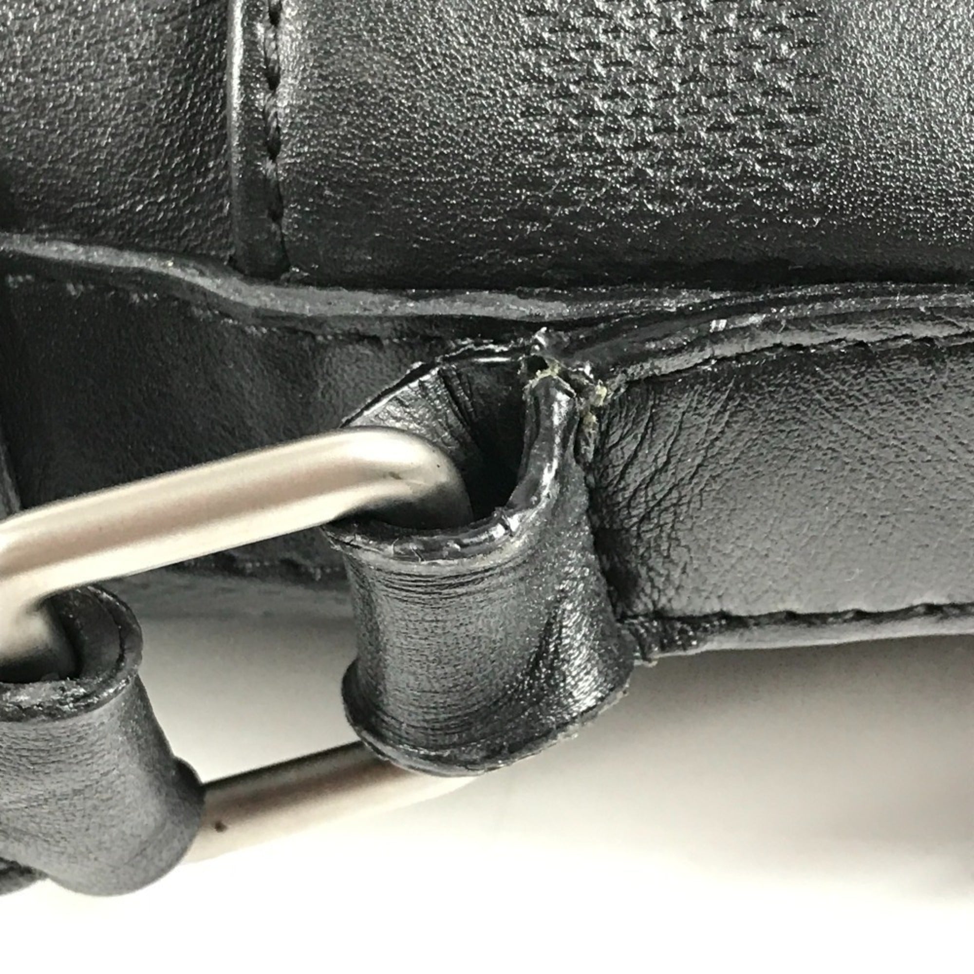 Louis Vuitton Black Onyx Damier Infini Leather Messenger Bag Shoulder Bag (Pre-Owned)