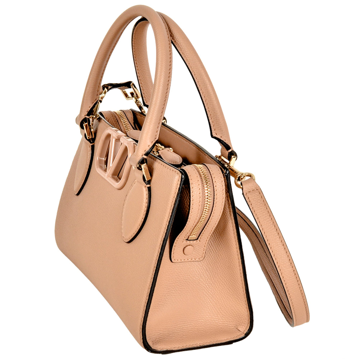 Valentino Pink Leather Handbag (Pre-Owned)