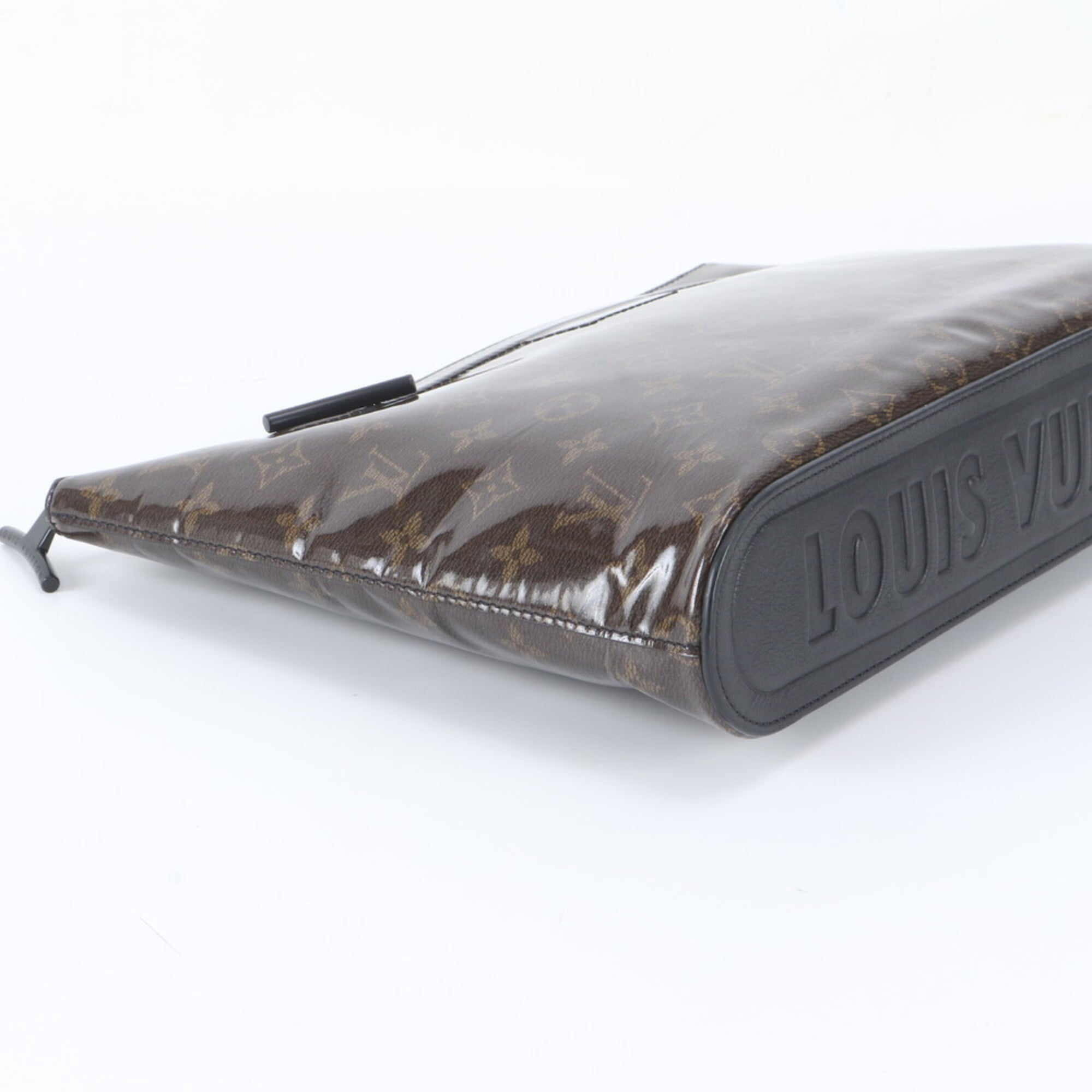 Louis Vuitton Dark Brown Clutch Bag Pochette (Pre-Owned)