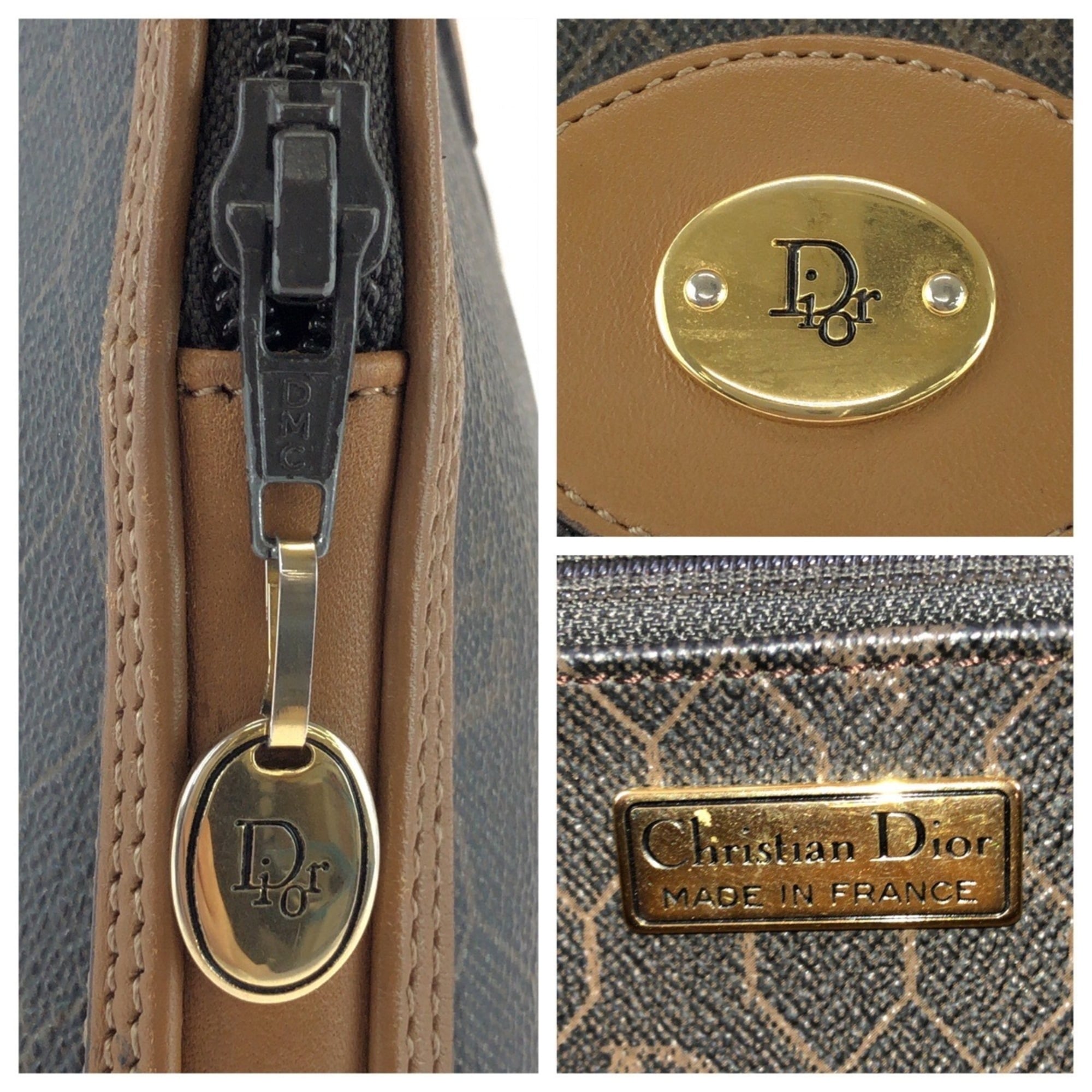 Christian Dior Brown Pvc Handbag (Pre-Owned)