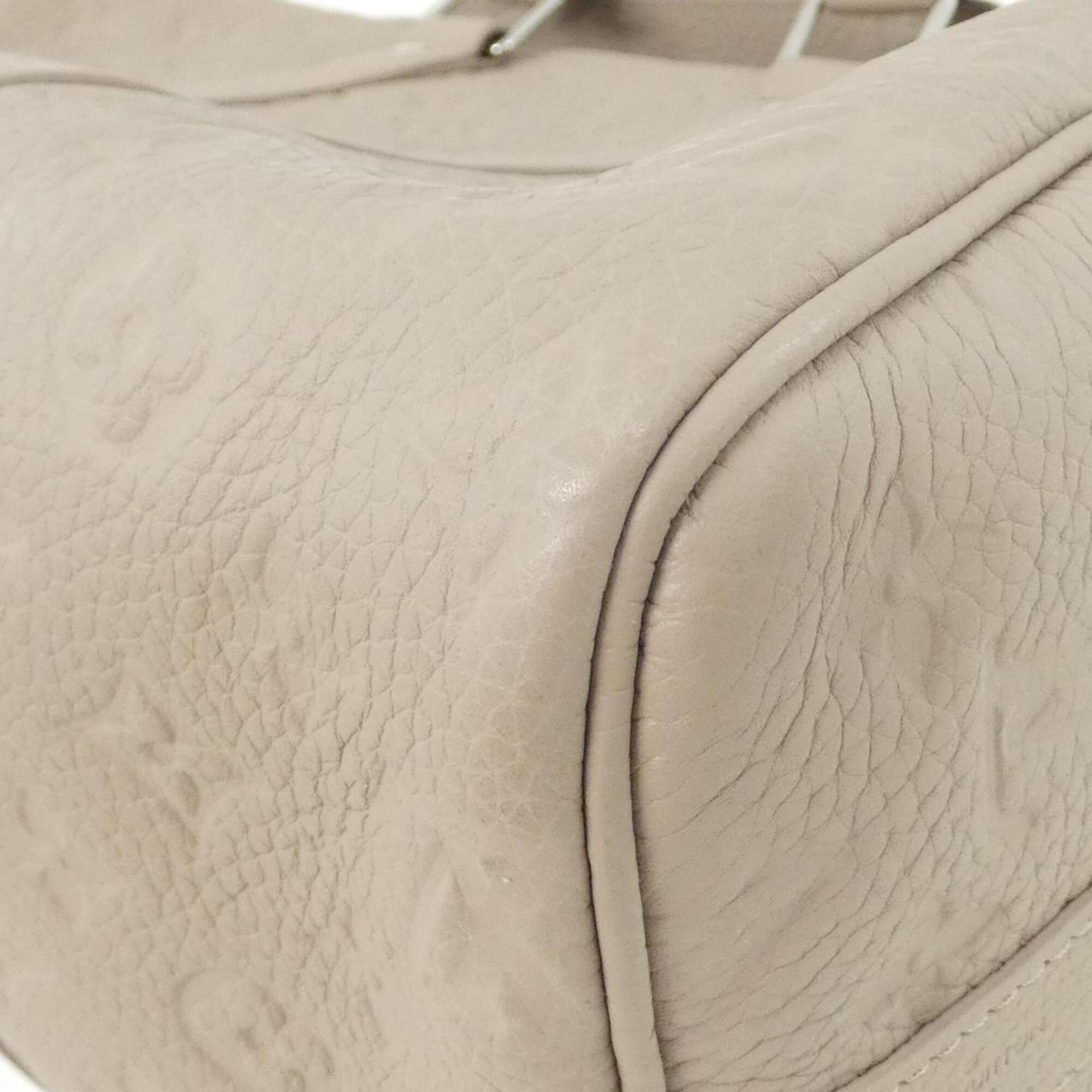 Louis Vuitton Beige Rose Leather Boston Bag (Pre-Owned)