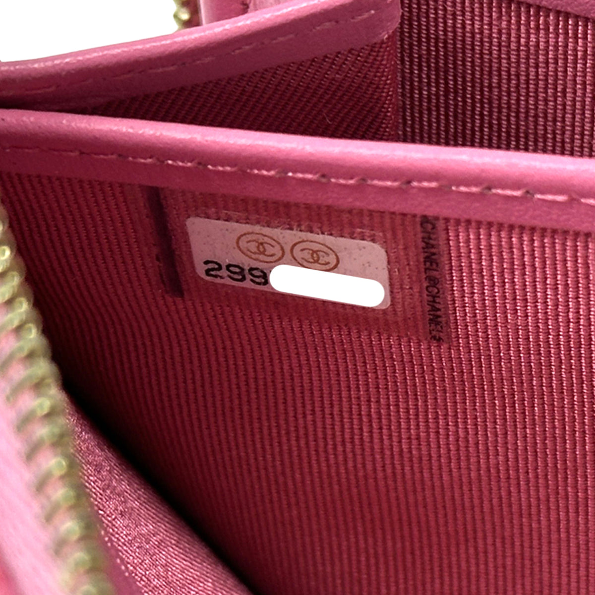 Chanel Pink Grained Calfskin (Pre-Owned)