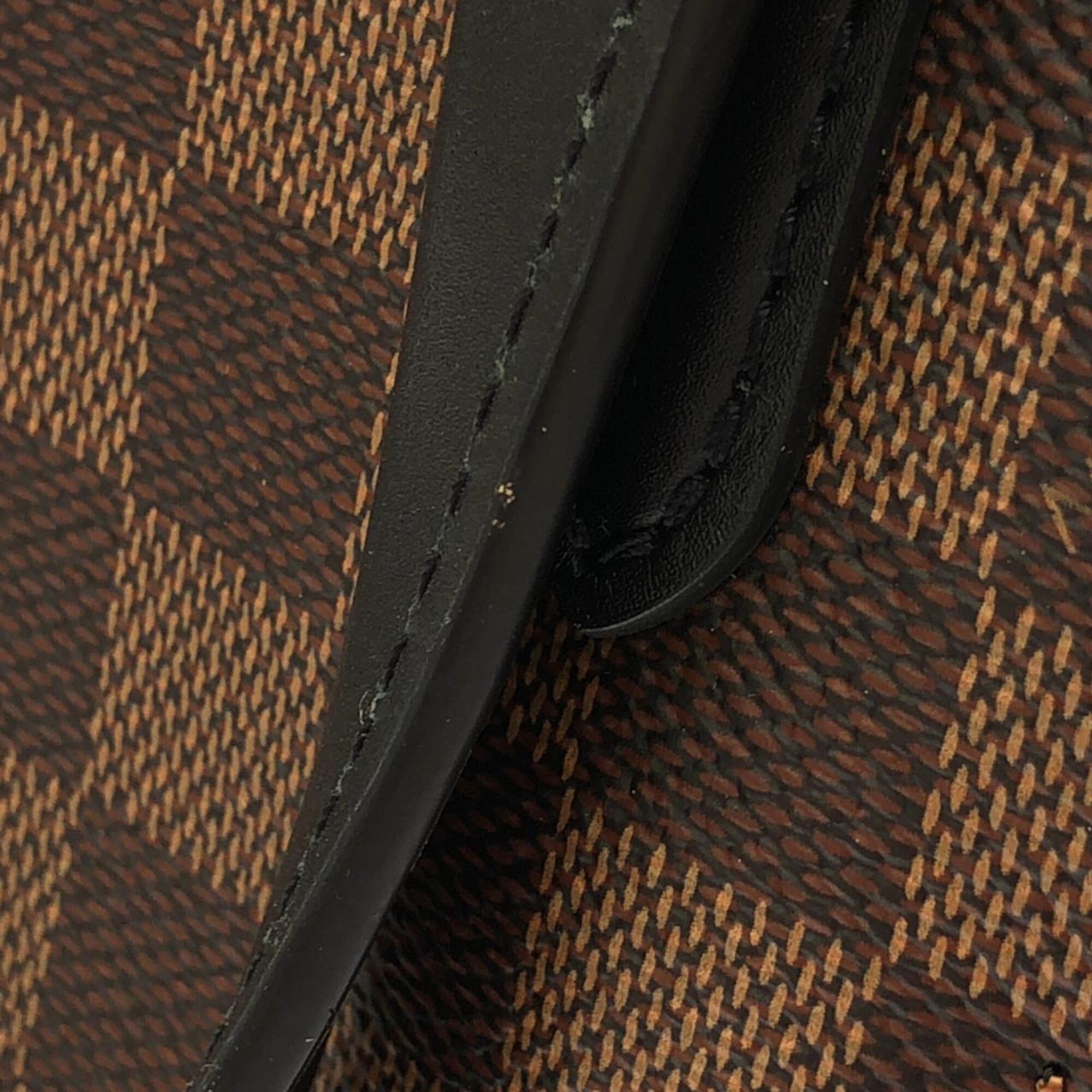 Louis Vuitton Black Damier Canvas Ebene Coated Canvas Handbag (Pre-Owned)