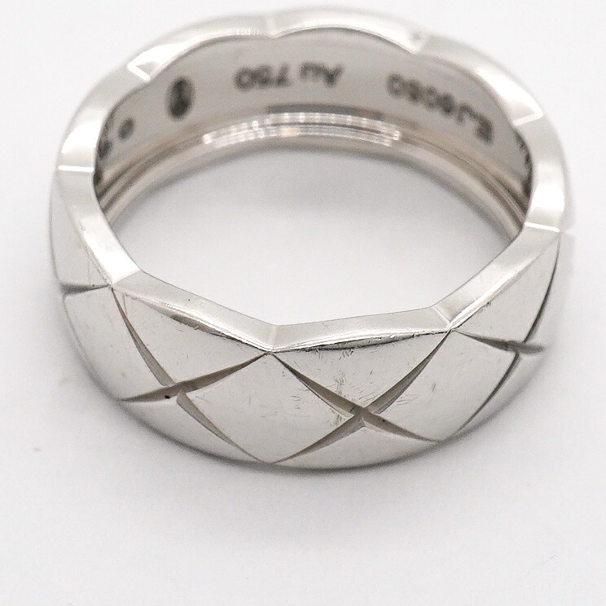 Chanel White Gold (18K) Band Ring (Pre-Owned)