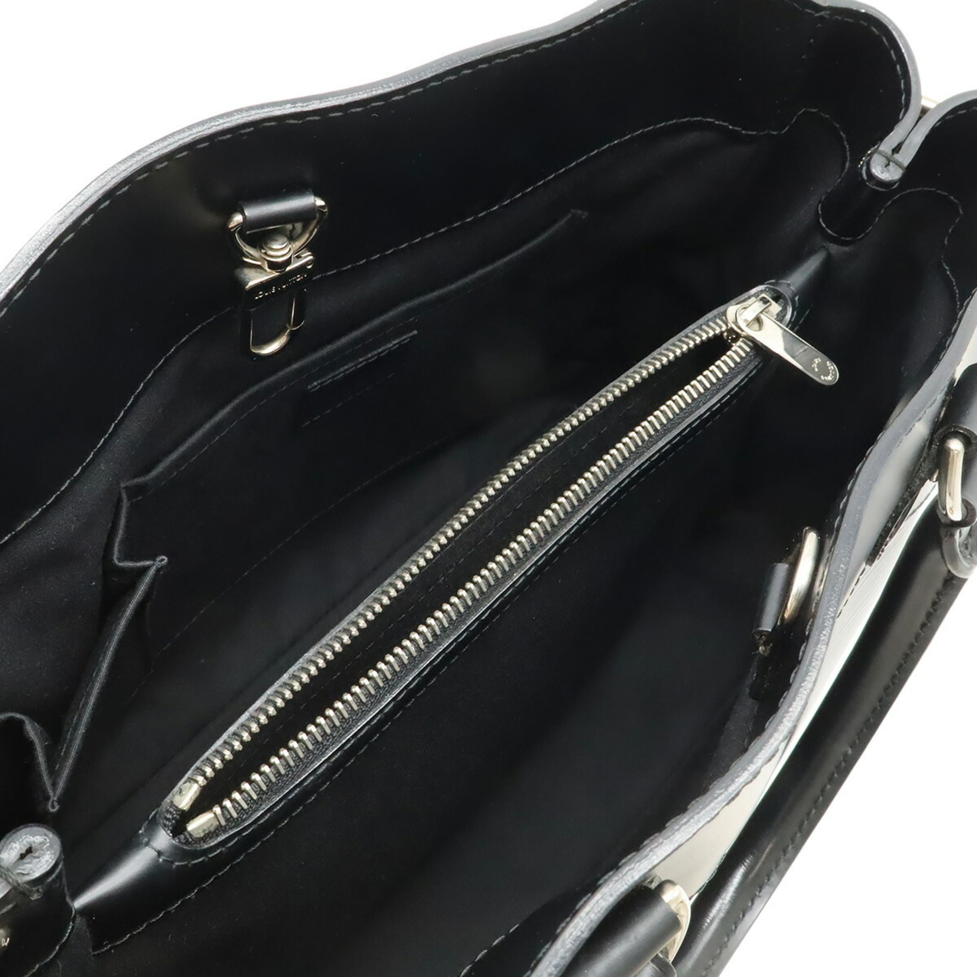 Louis Vuitton Black Noir Epi Leather Handbag Shoulder Bag Tote Bag (Pre-Owned)