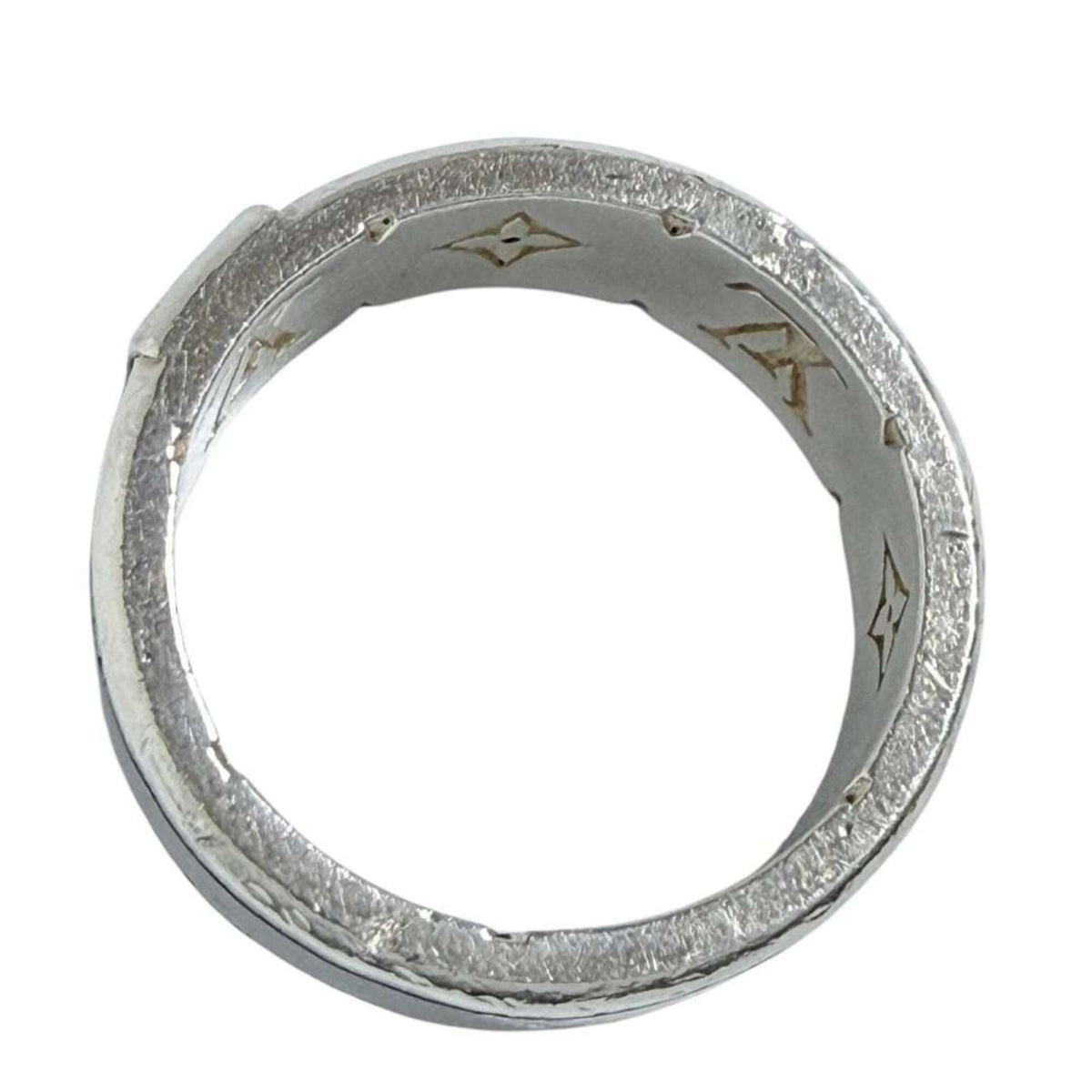 Louis Vuitton Silver 925 Band Ring (Pre-Owned)