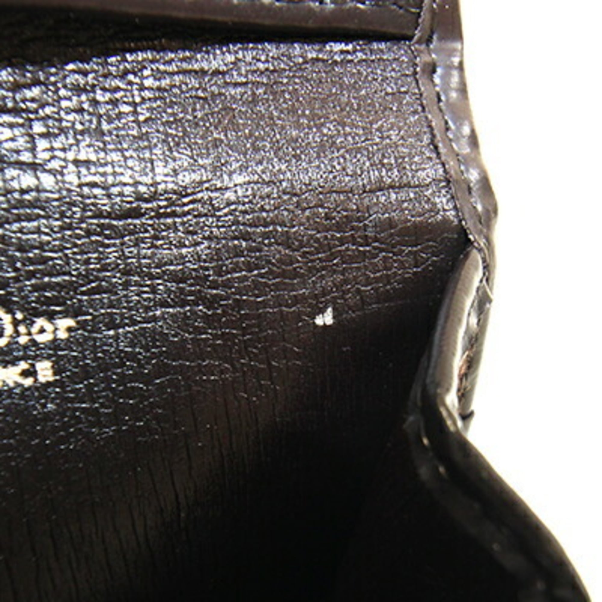 Christian Dior Trotter Brown Canvas Leather Coin Purse/Coin Case (Pre-Owned)
