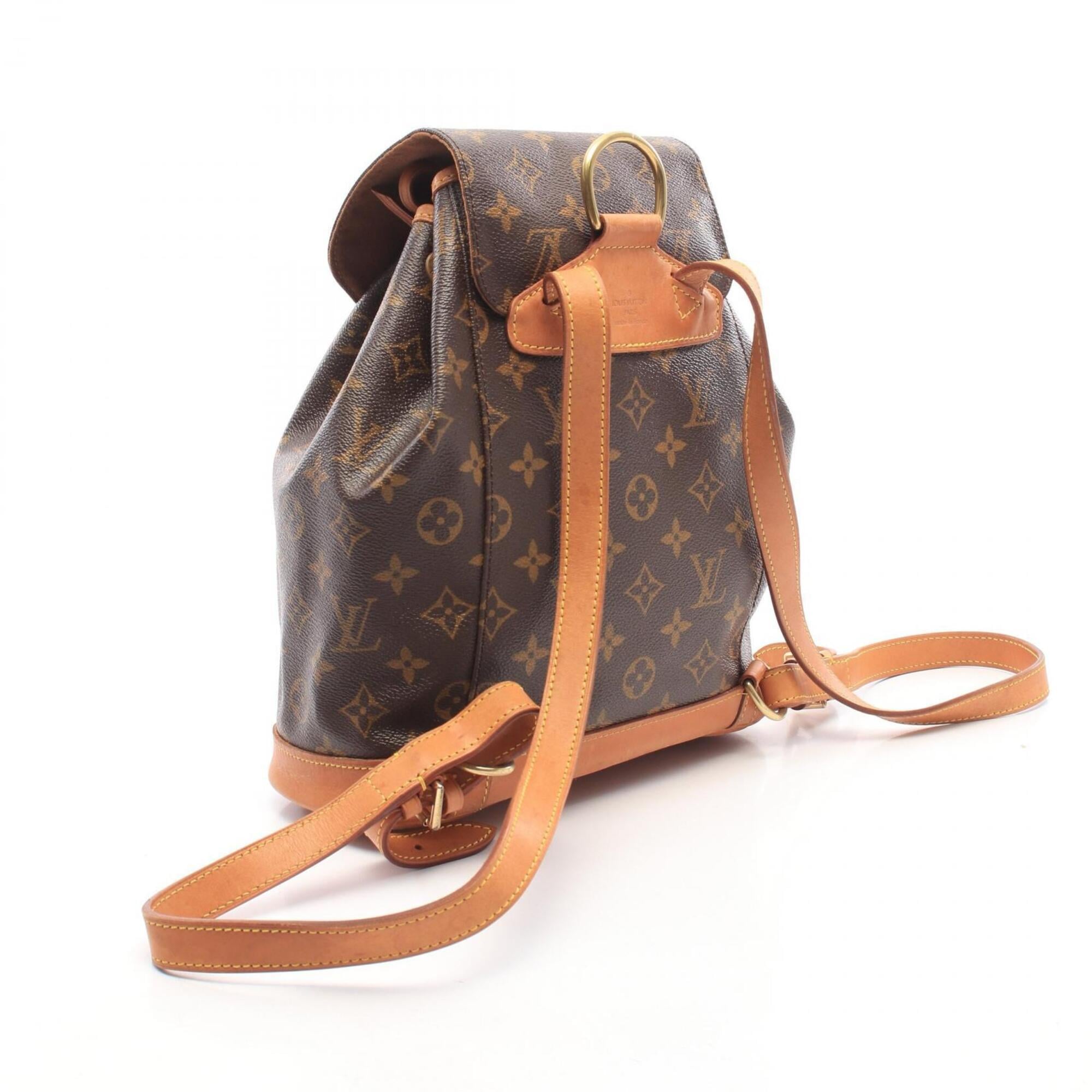 Louis Vuitton Brown Monogram Monogram Leather Backpack (Pre-Owned)