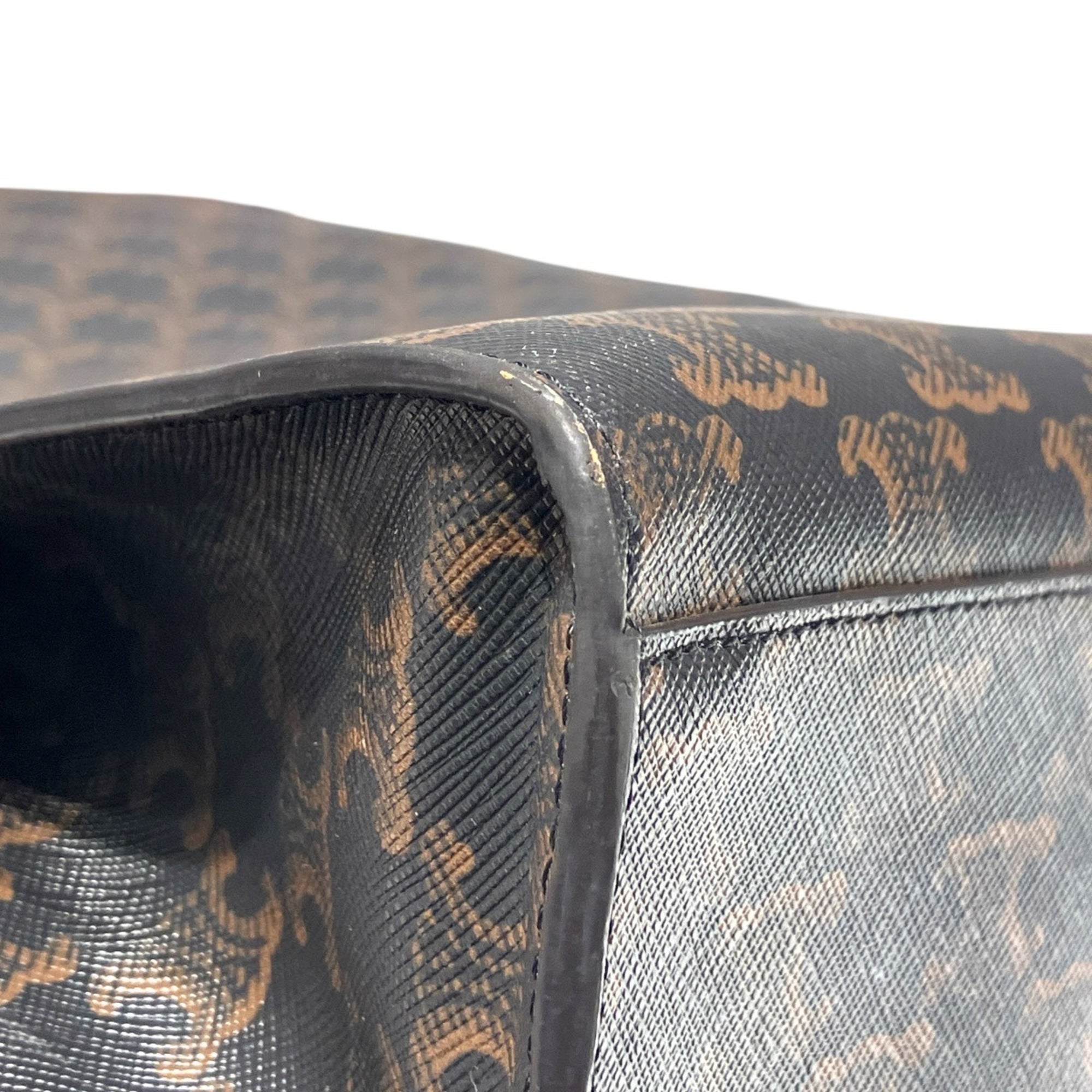 Celine Brown Pvc Tote Bag (Pre-Owned)