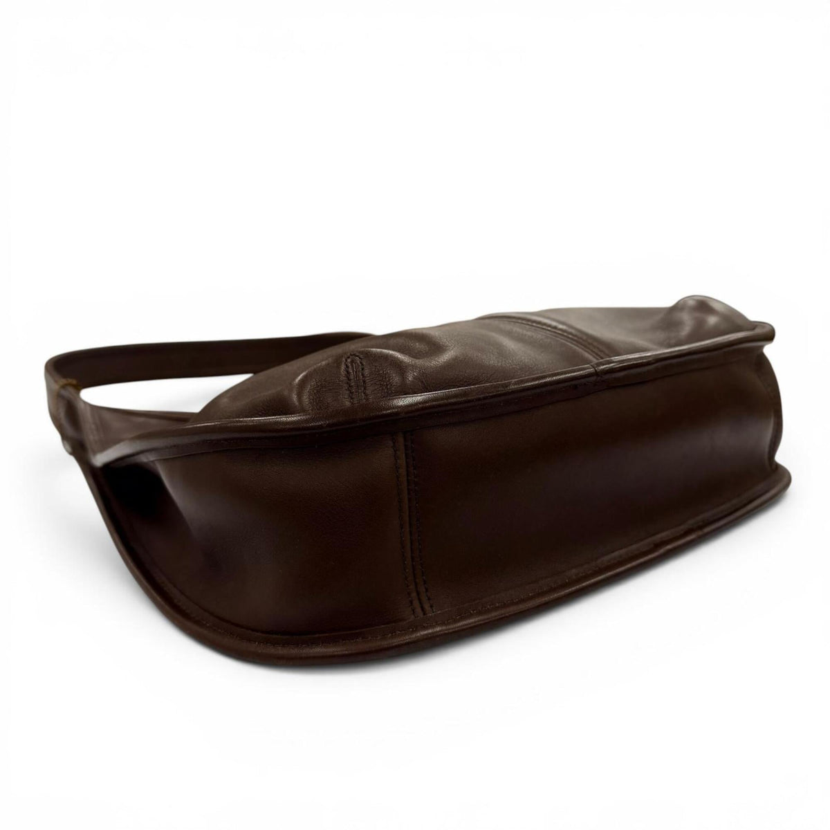 Coach Brown Leather Shoulder Bag (Pre-Owned)