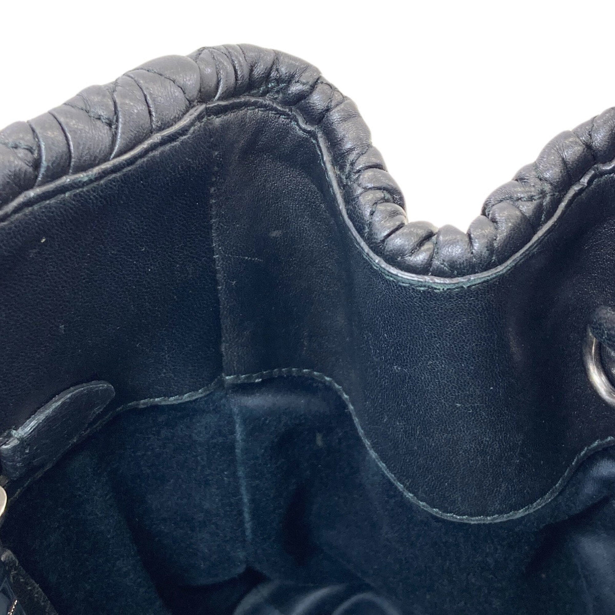 Miu Miu Black Leather Tote Bag (Pre-Owned)