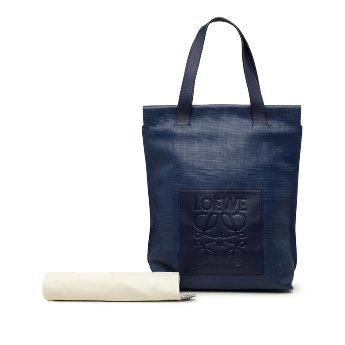 Loewe Blue Pvc Leather Tote Bag (Pre-Owned)