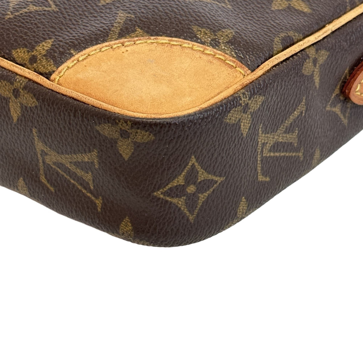 Louis Vuitton Brown Monogram Canvas Leather Crossbody Bag Pochette Shoulder Bag (Pre-Owned)